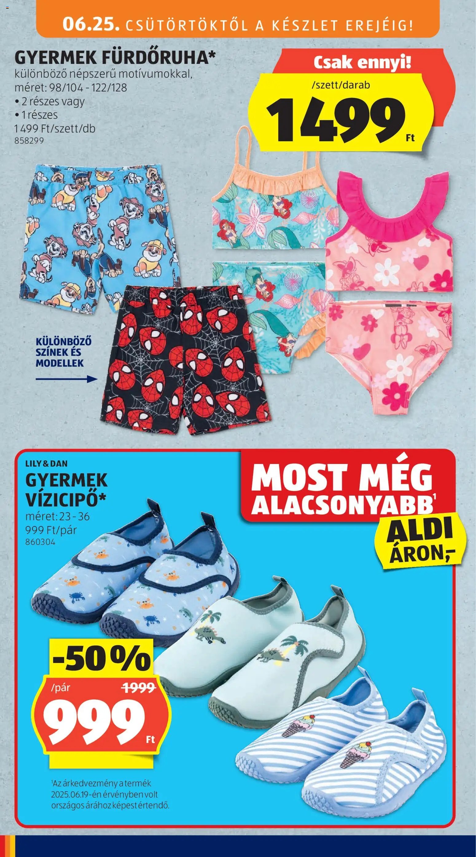 Aldi újság 2026.06.25. Aldi akciós újság
