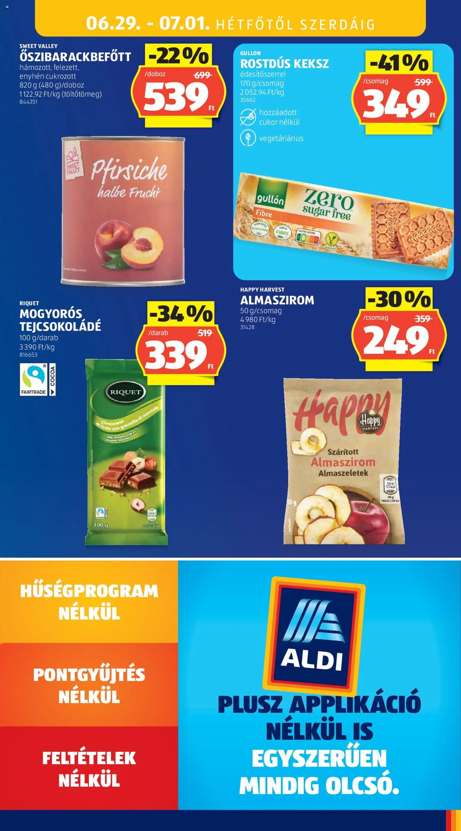 Aldi újság 2026.06.25. Aldi akciós újság