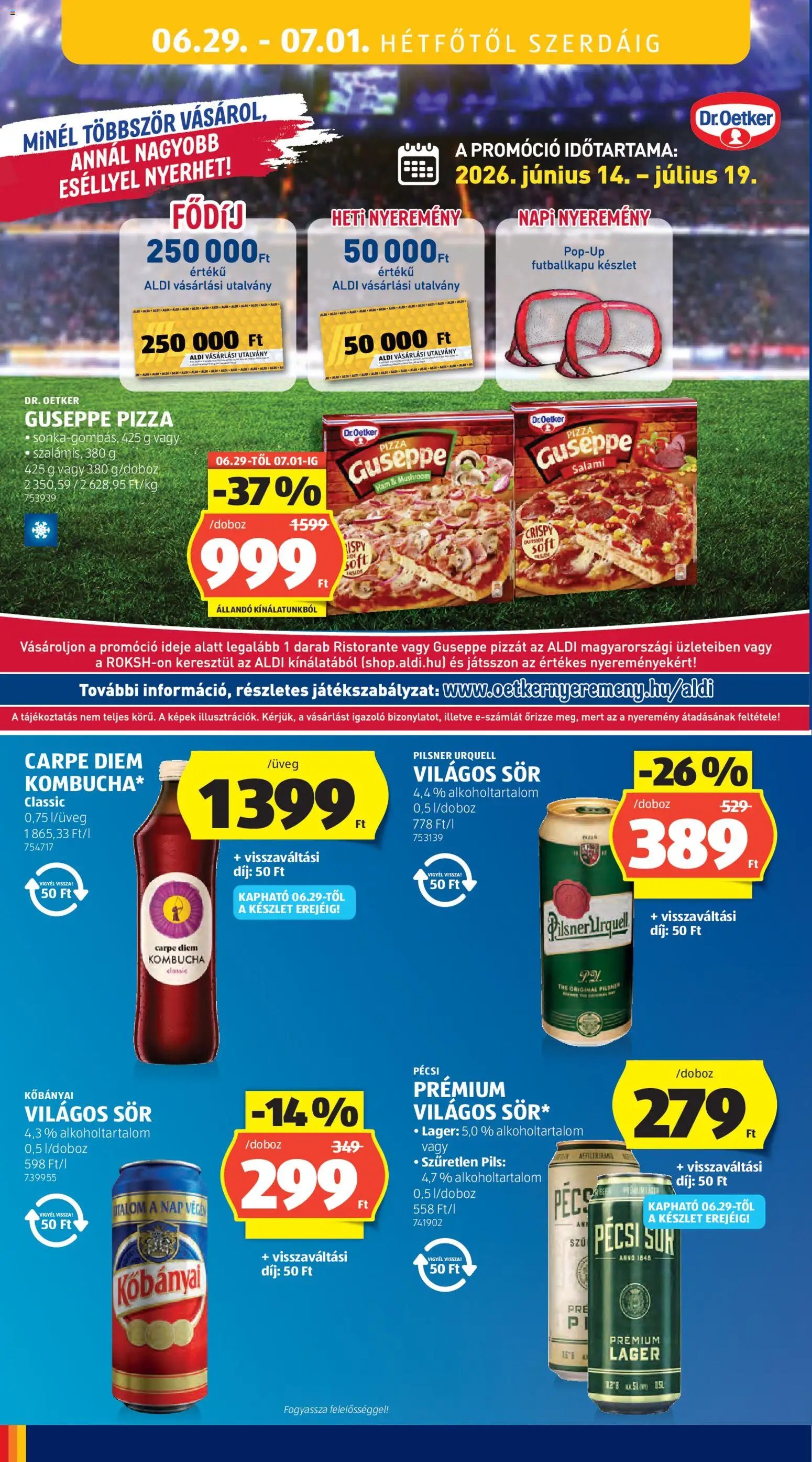 Aldi újság 2026.06.25. Aldi akciós újság