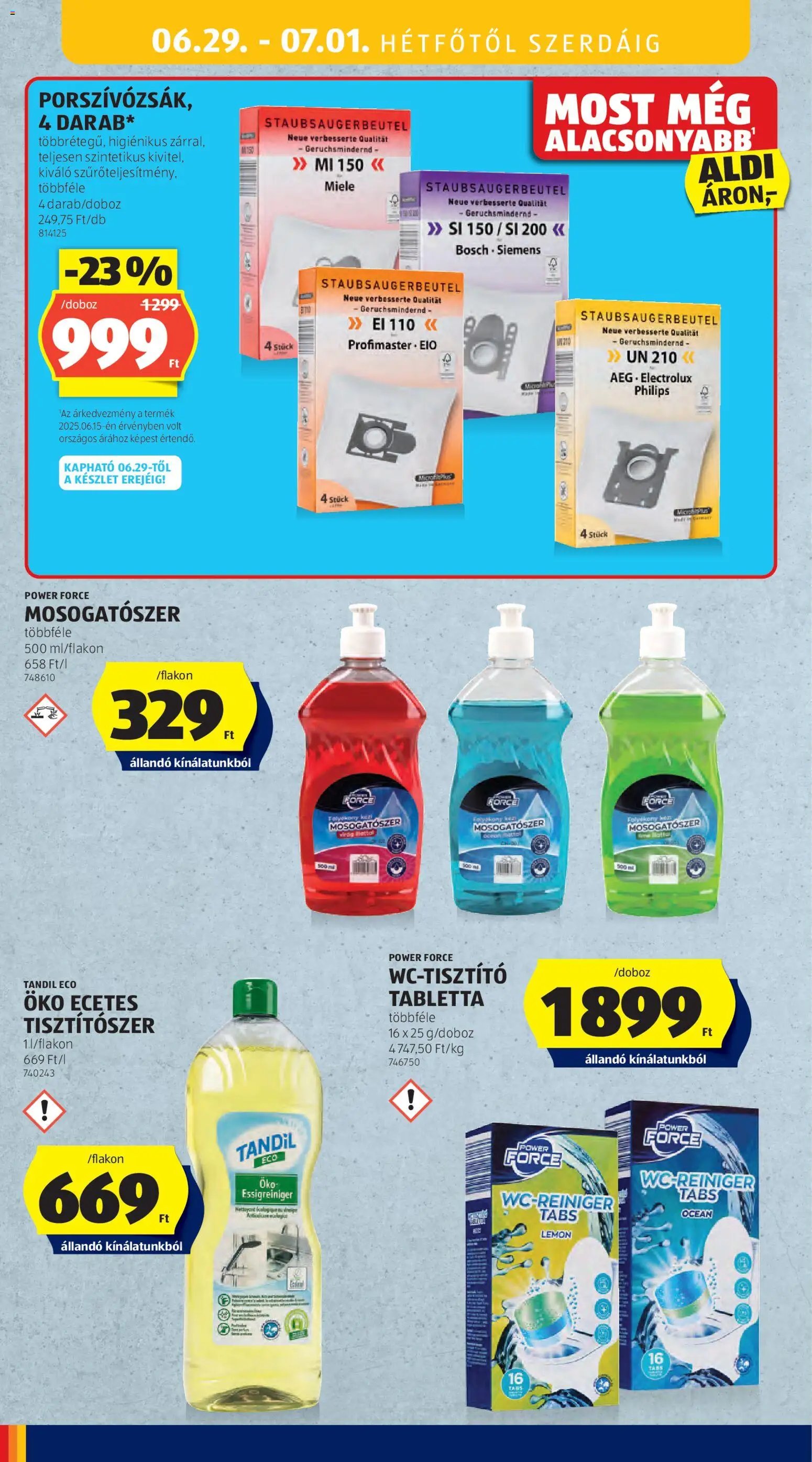 Aldi újság 2026.06.25. Aldi akciós újság