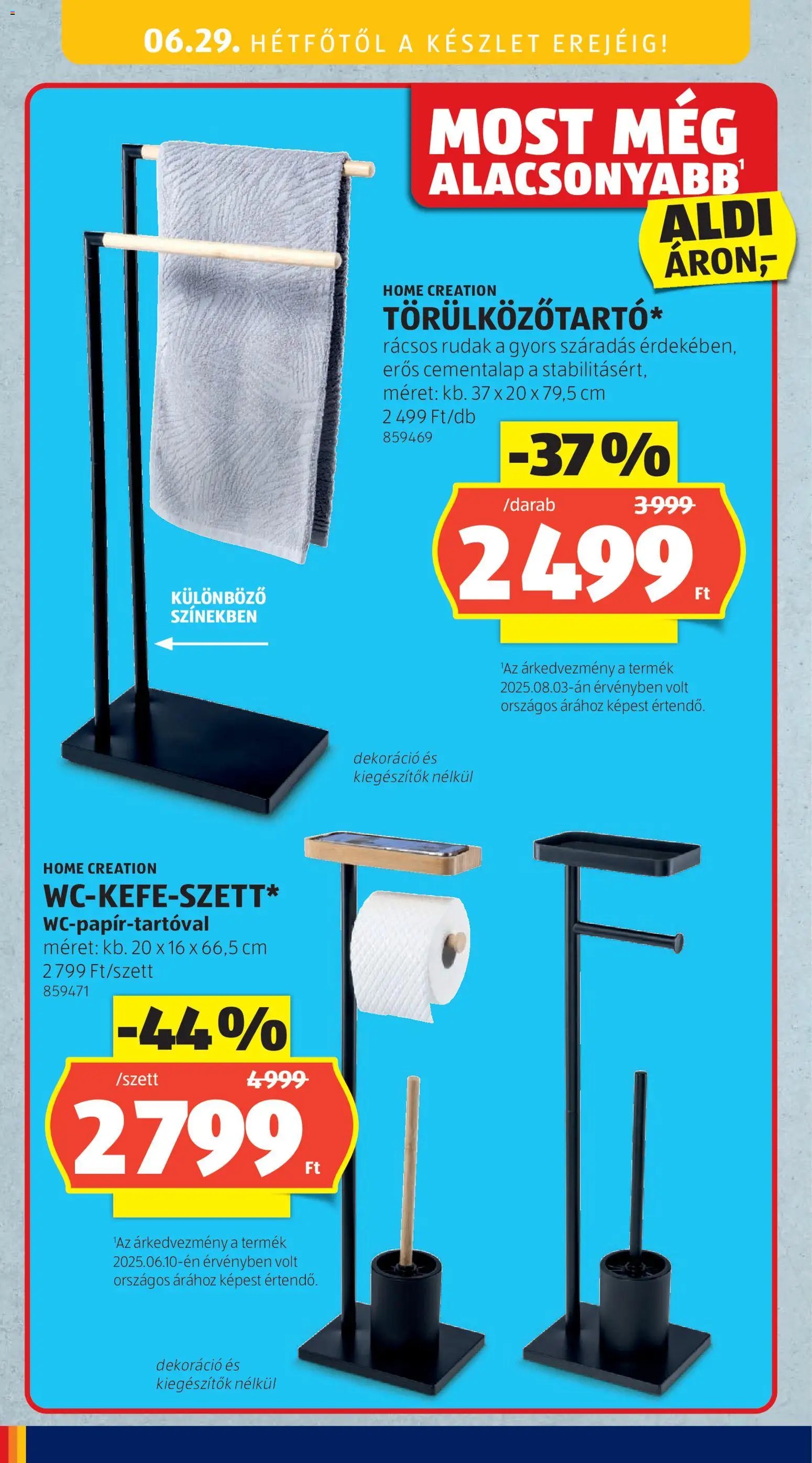 Aldi újság 2026.06.25. Aldi akciós újság