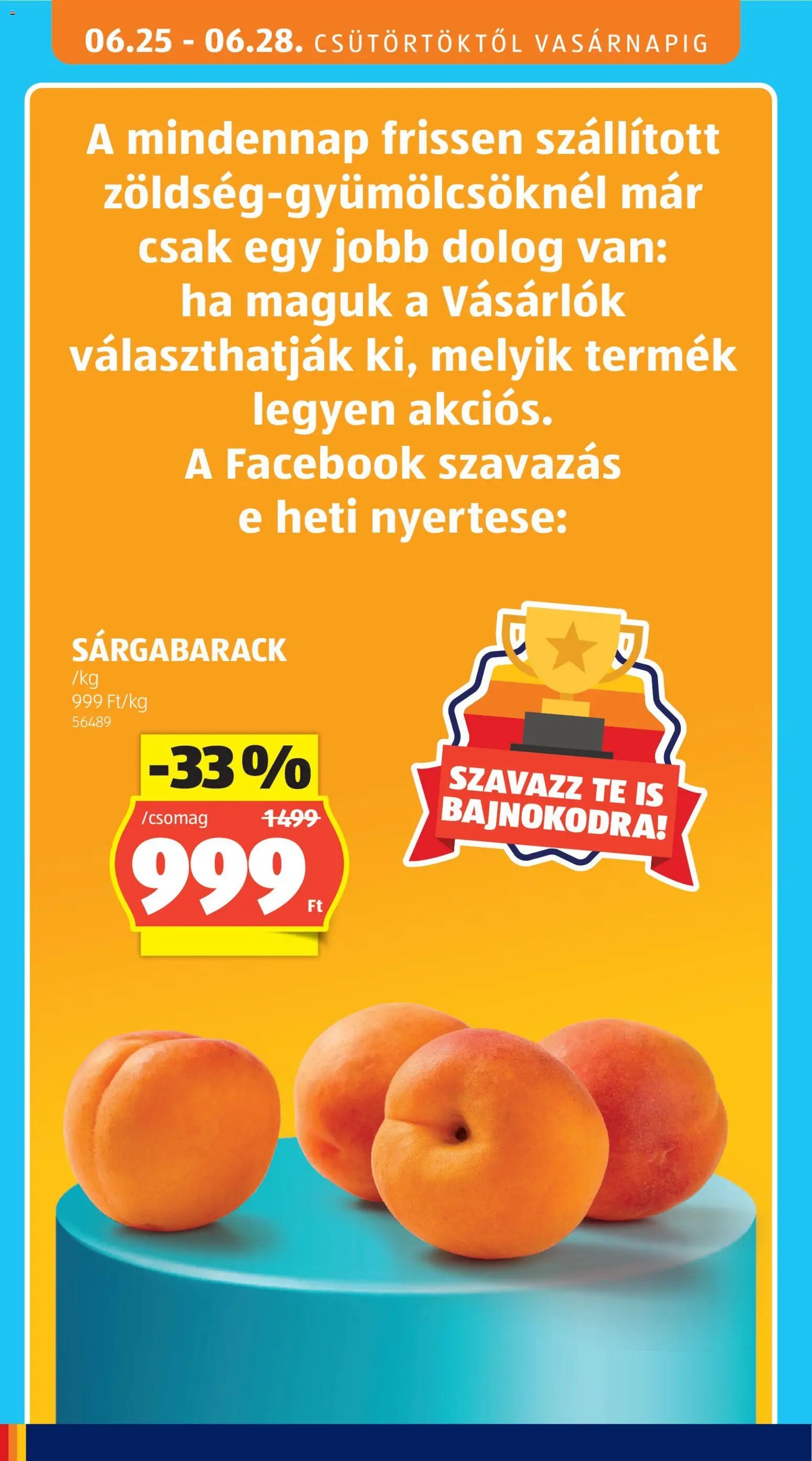 Aldi újság 2026.06.25. Aldi akciós újság