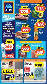 Aldi újság 2026.06.25. Aldi akciós újság