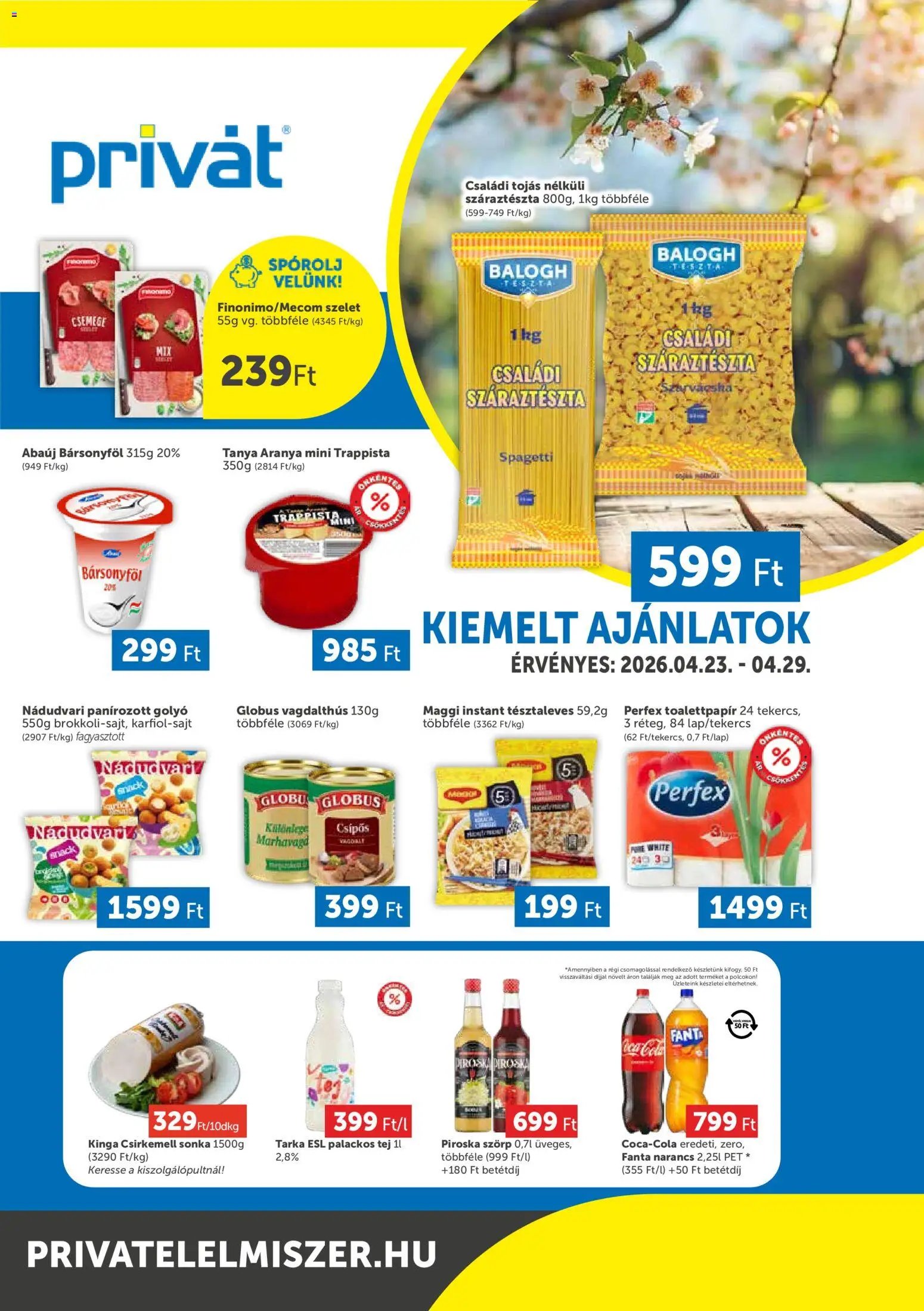 PRIVÁT újság 2026.04.23. PRIVÁT Déli vármegyék (2026-04-23 - 2026-04-29)