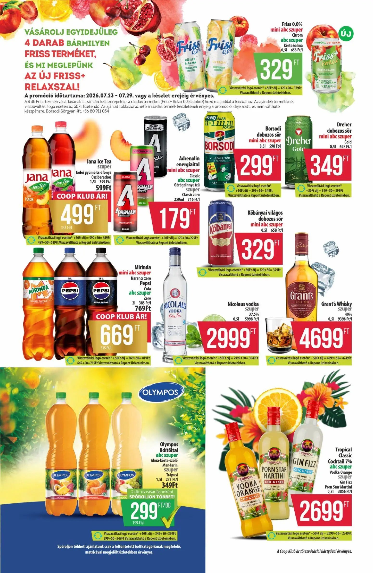 COOP újság 2026.07.23. COOP - Újság Észak Kelet Pro-Coop Zrt