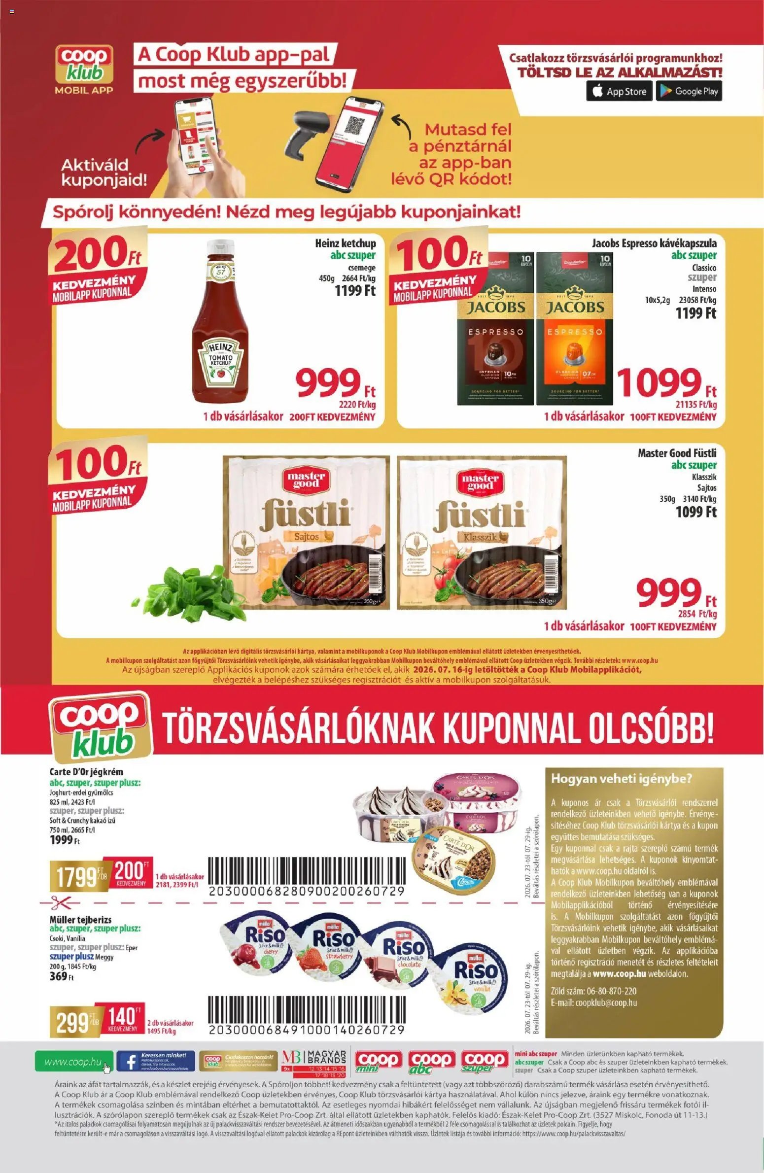 COOP újság 2026.07.23. COOP - Újság Észak Kelet Pro-Coop Zrt
