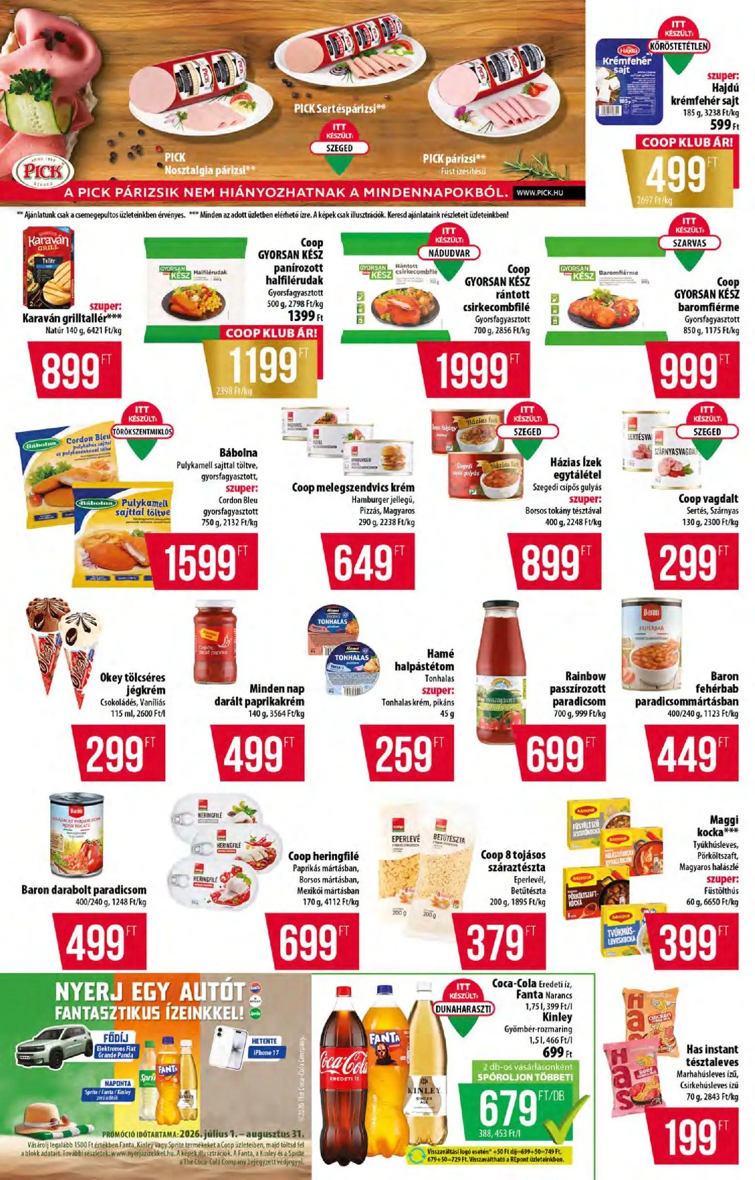 COOP újság 2026.07.09. COOP - Újság Észak Kelet Pro-Coop Zrt