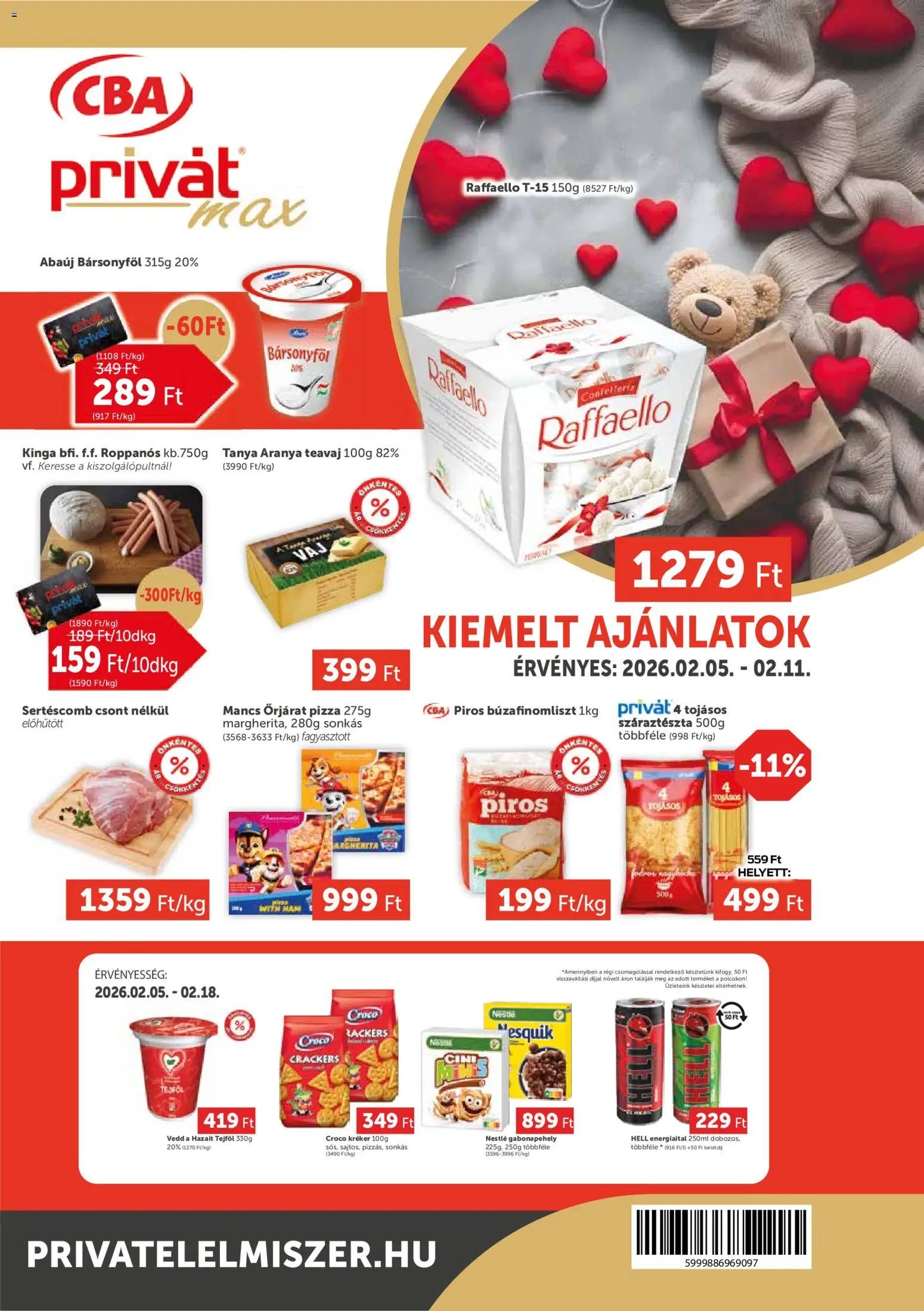 PRIVÁT újság 2026.02.05. Aktuális szórólap MAX (2026-02-05 - 2026-02-11)