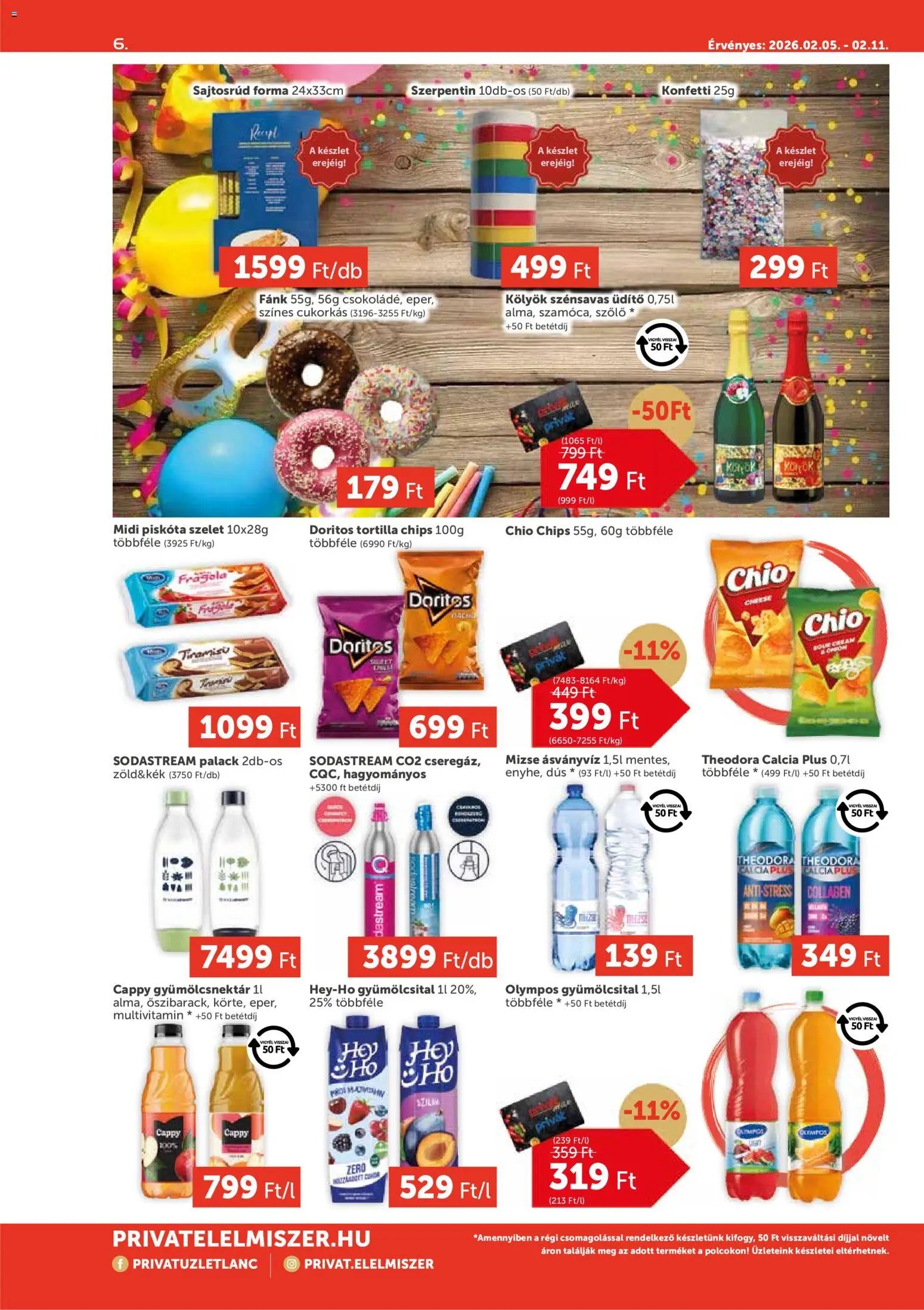 PRIVÁT újság 2026.02.05. Aktuális szórólap MAX (2026-02-05 - 2026-02-11)