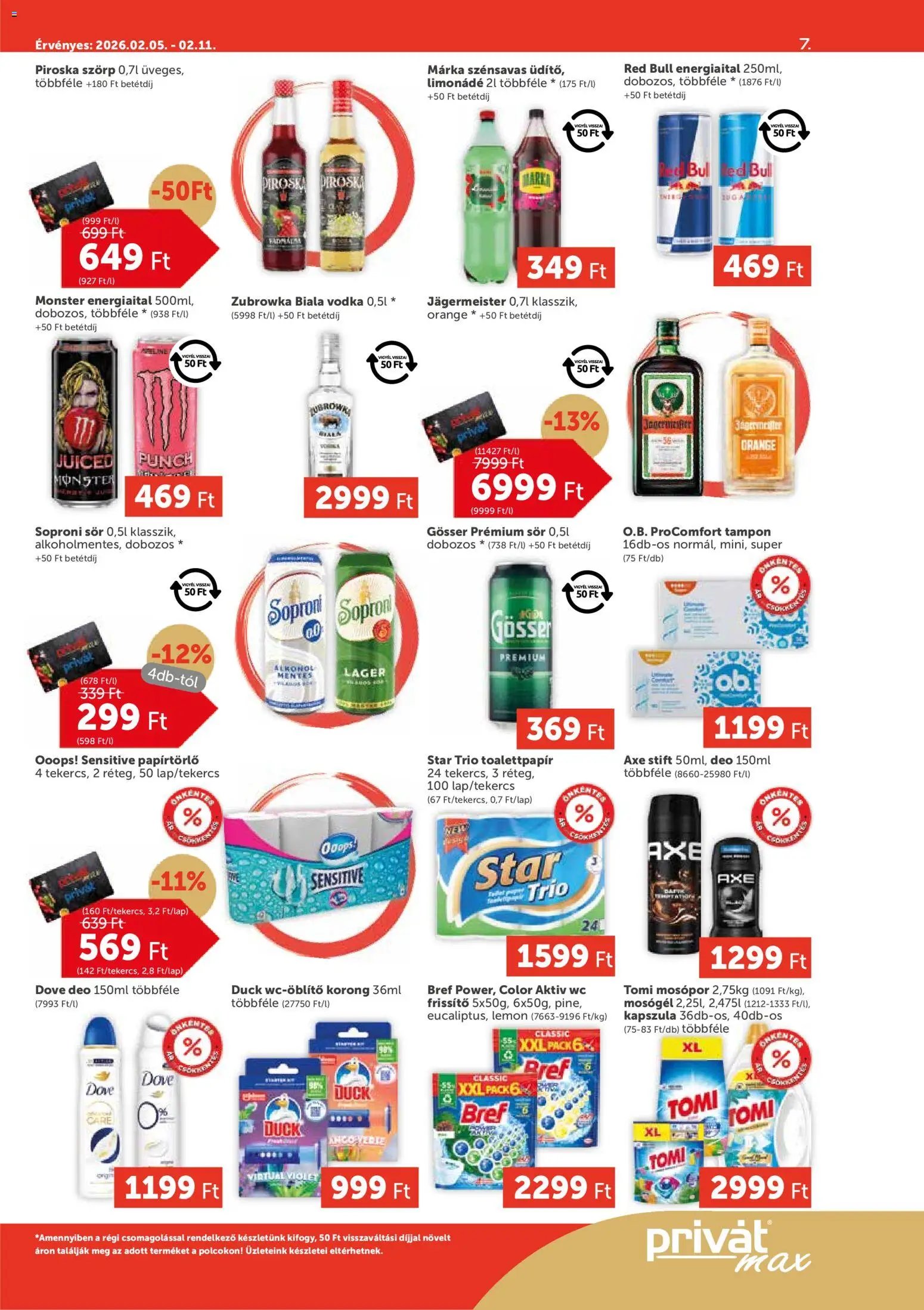 PRIVÁT újság 2026.02.05. Aktuális szórólap MAX (2026-02-05 - 2026-02-11)