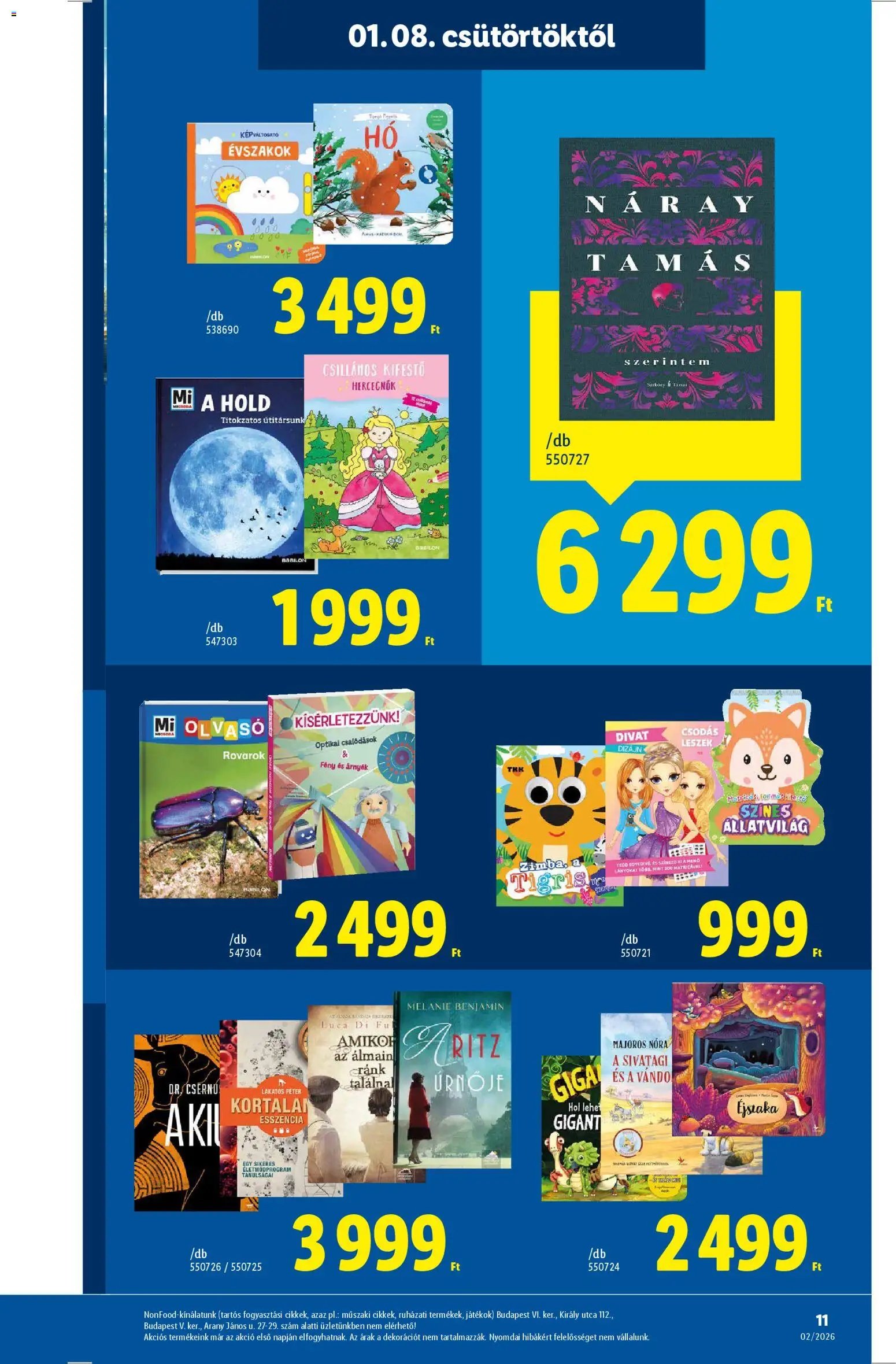Lidl újság 2026.01.08. Nonfood kínálatunk (2026-01-08 - 2026-01-14)