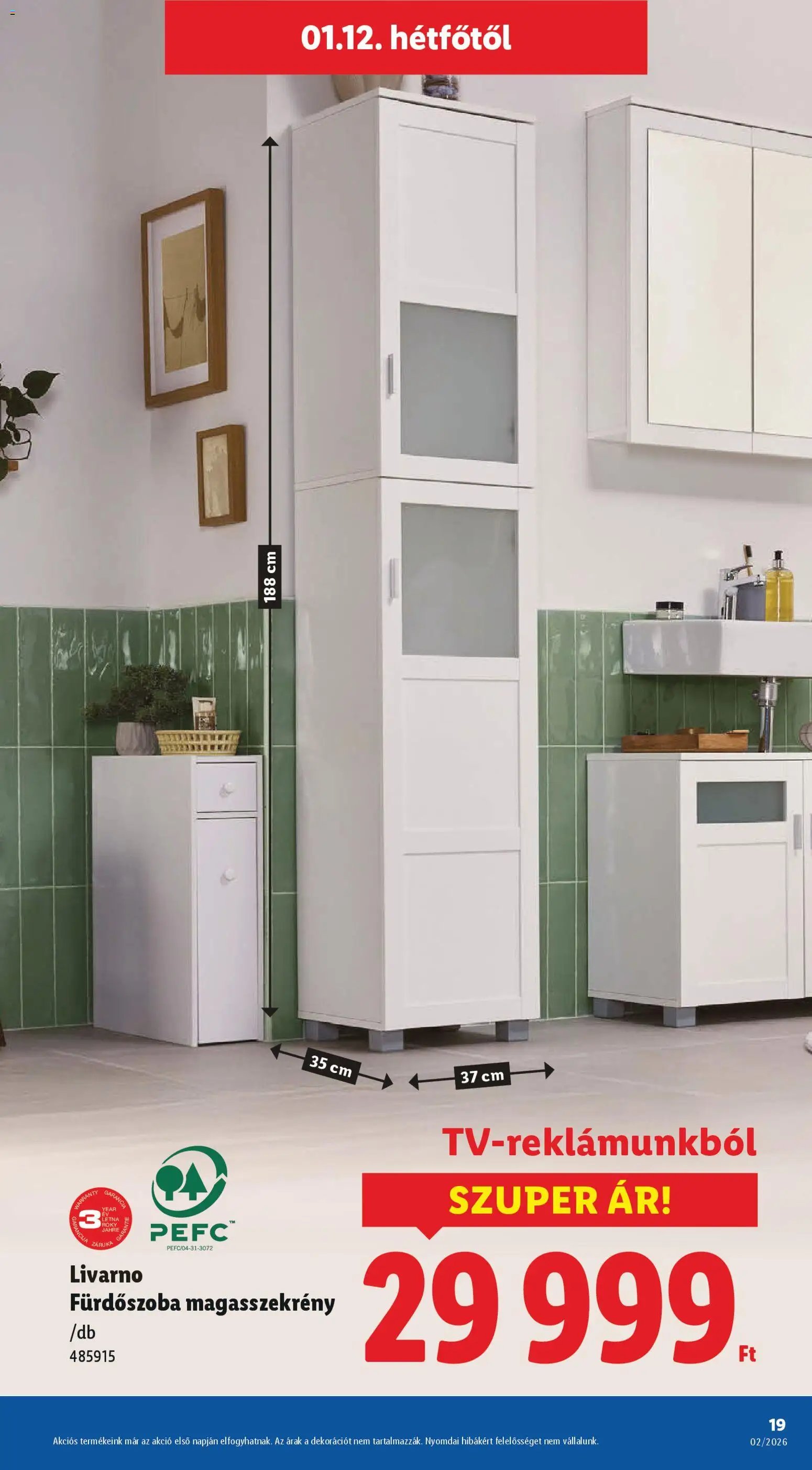 Lidl újság 2026.01.08. Nonfood kínálatunk (2026-01-08 - 2026-01-14)