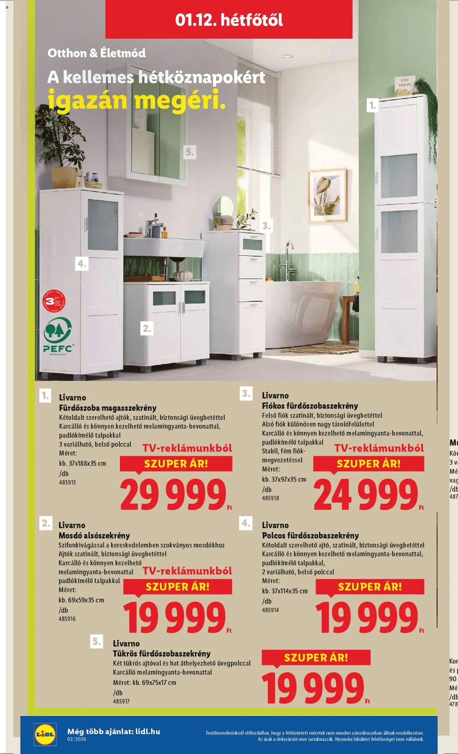 Lidl újság 2026.01.08. Nonfood kínálatunk (2026-01-08 - 2026-01-14)