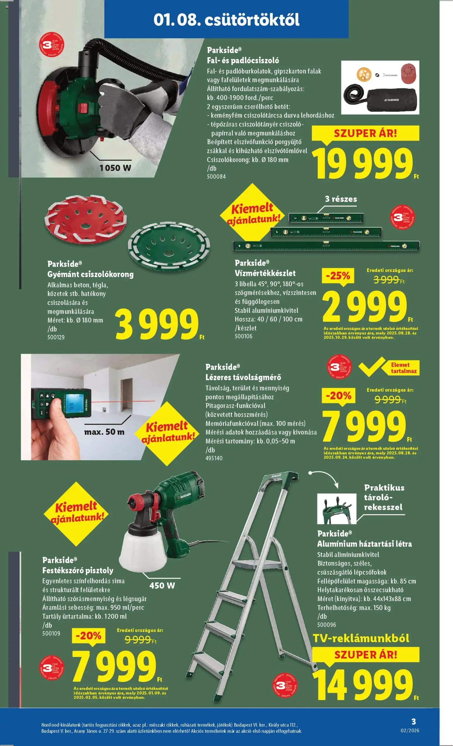 Lidl újság 2026.01.08. Nonfood kínálatunk (2026-01-08 - 2026-01-14)