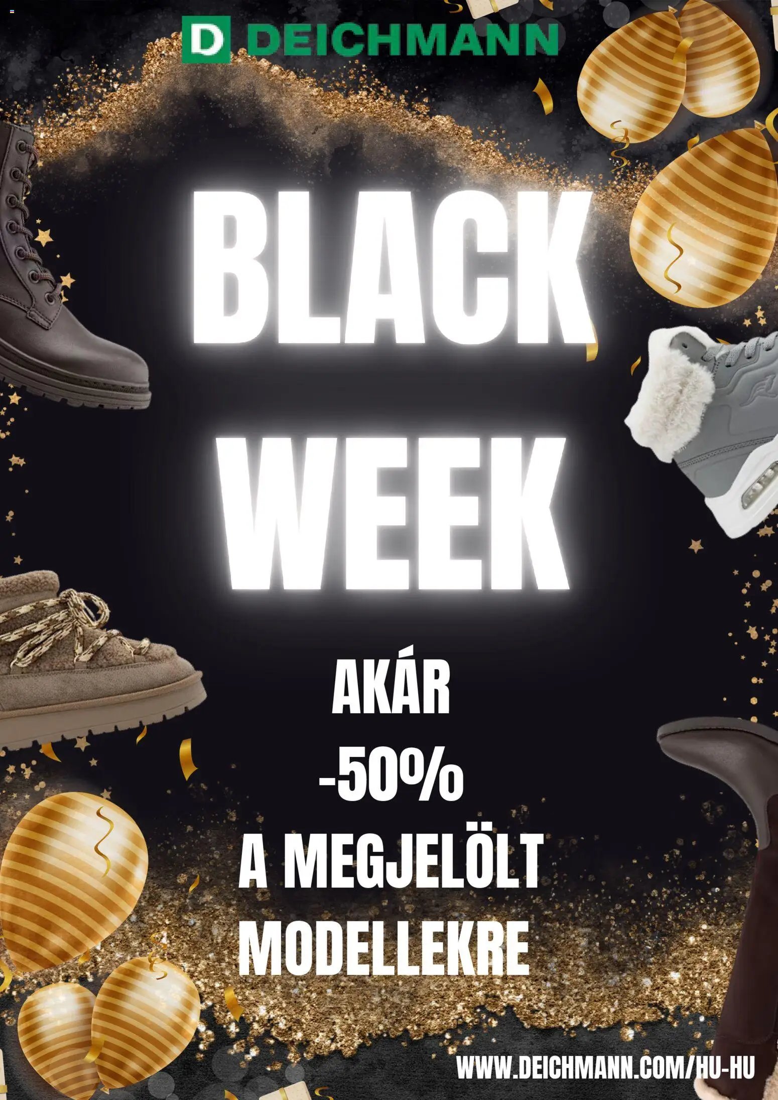 Deichmann újság 2025.11.21. Black Friday (2025-11-21 - 2025-12-01)