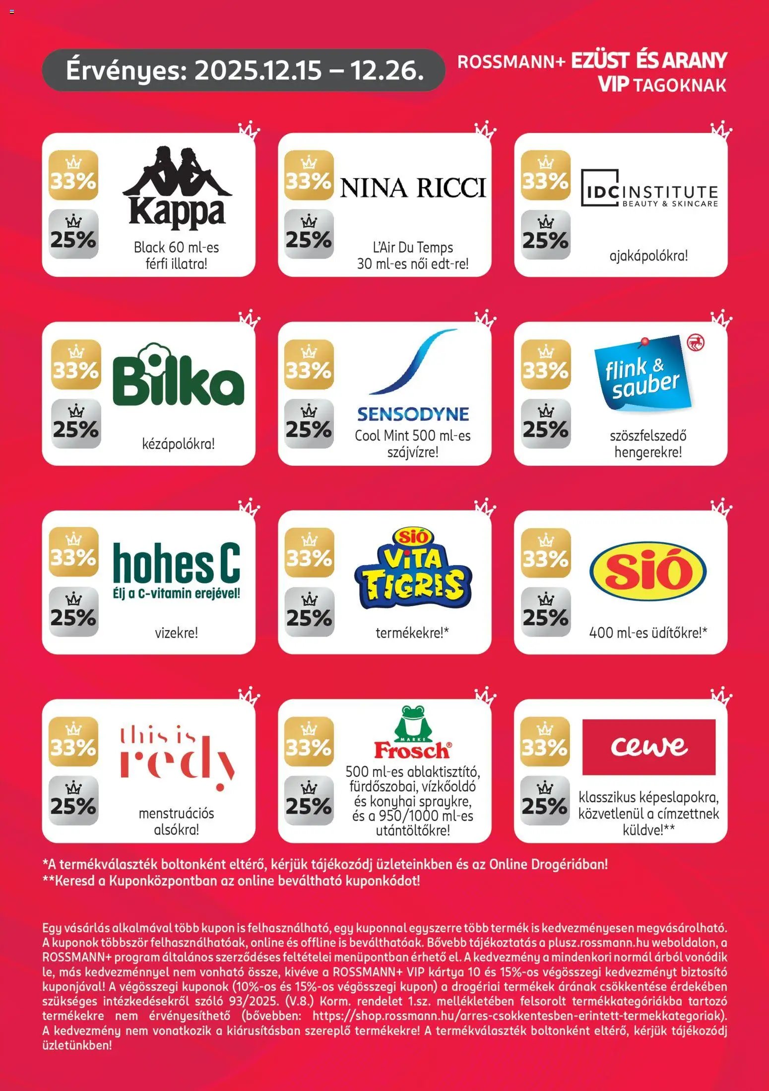 Rossmann újság 2025.12.15. Szórólap (2025-12-15 - 2025-12-26)
