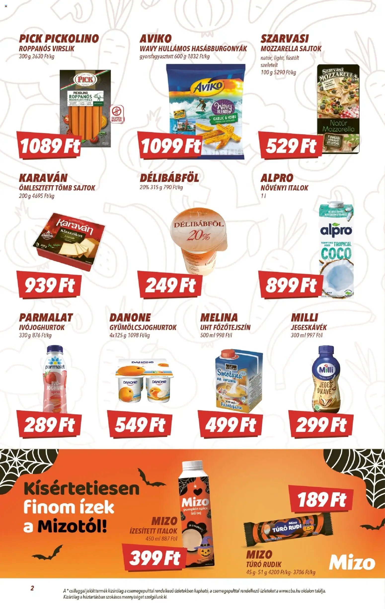 CBA akciós ujság 2026.10.15. 🎃 HALLOWEEN 🧡