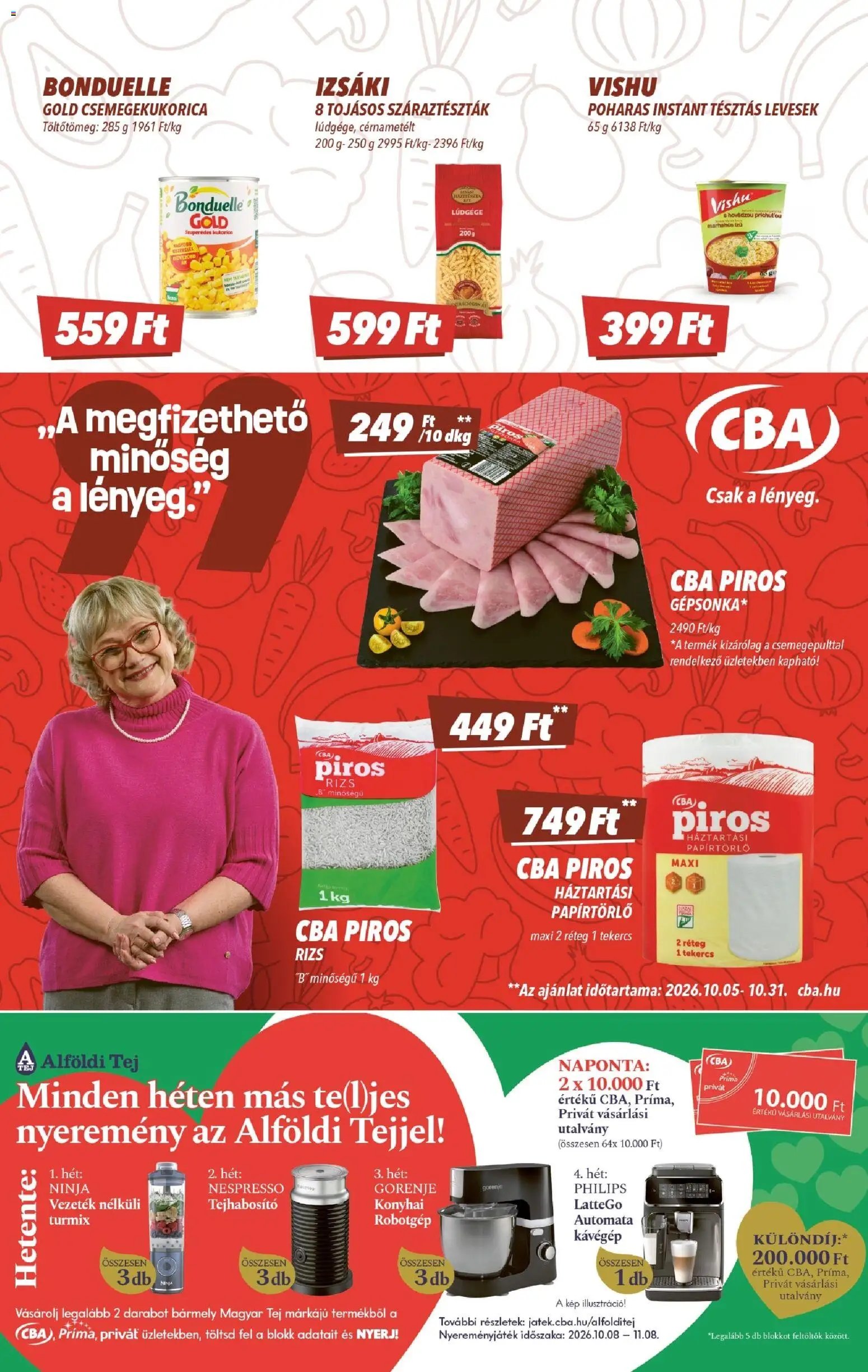 CBA akciós ujság 2026.10.15. 🎃 HALLOWEEN 🧡
