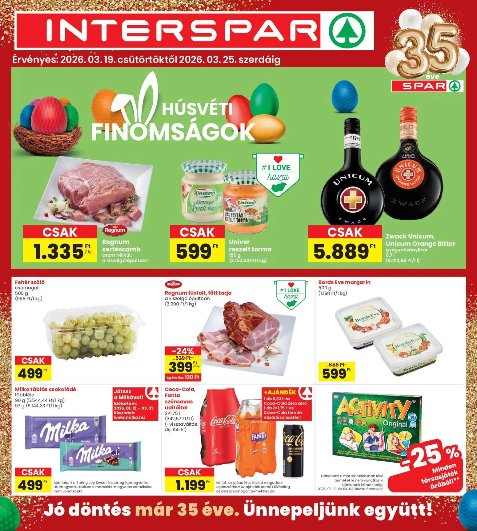 Interspar újság 2026.03.19. Interspar akciós újság (2026-03-19 - 2026-03-25)