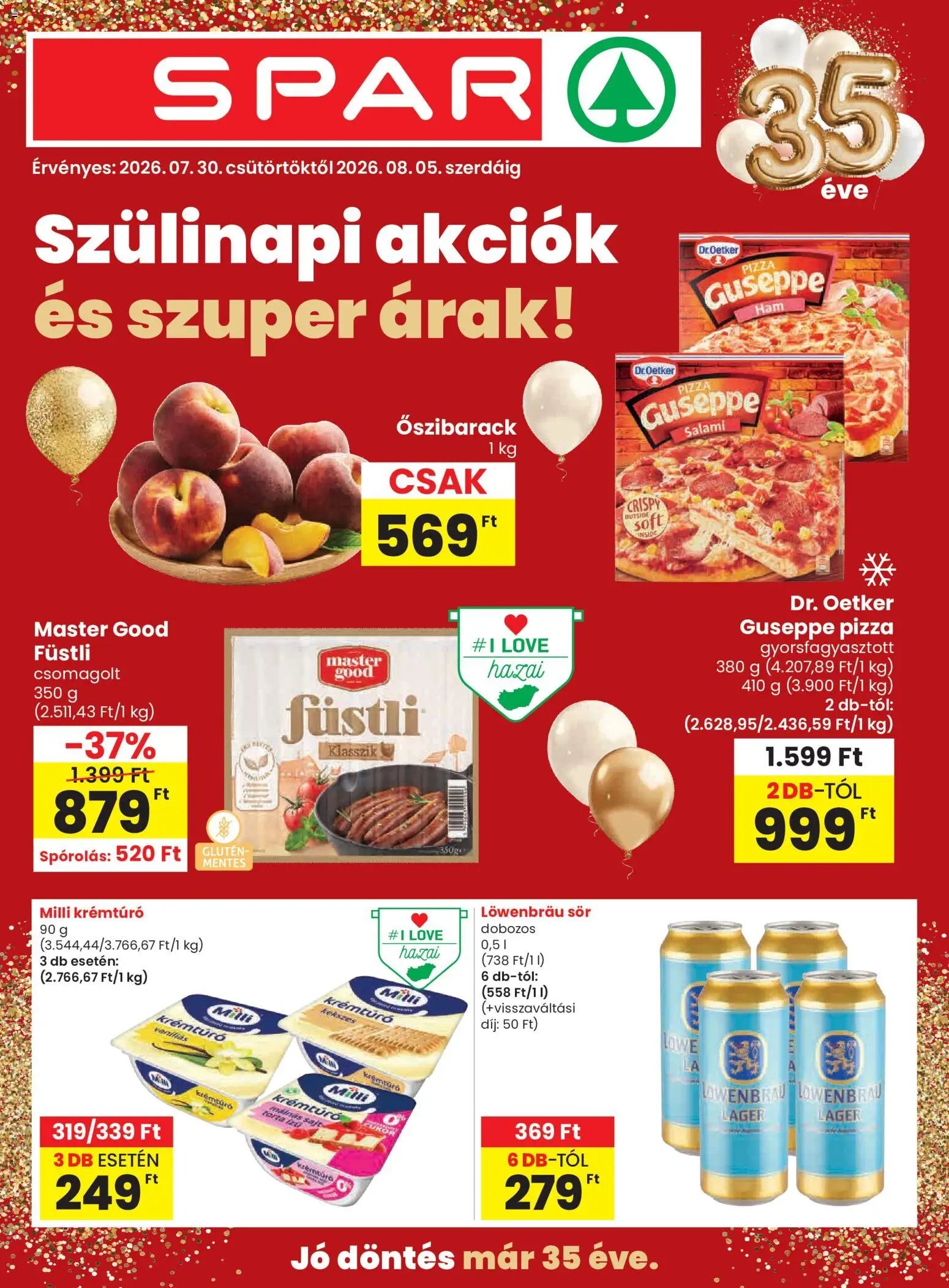 Spar újság 2026.07.30. Spar akciós újság
