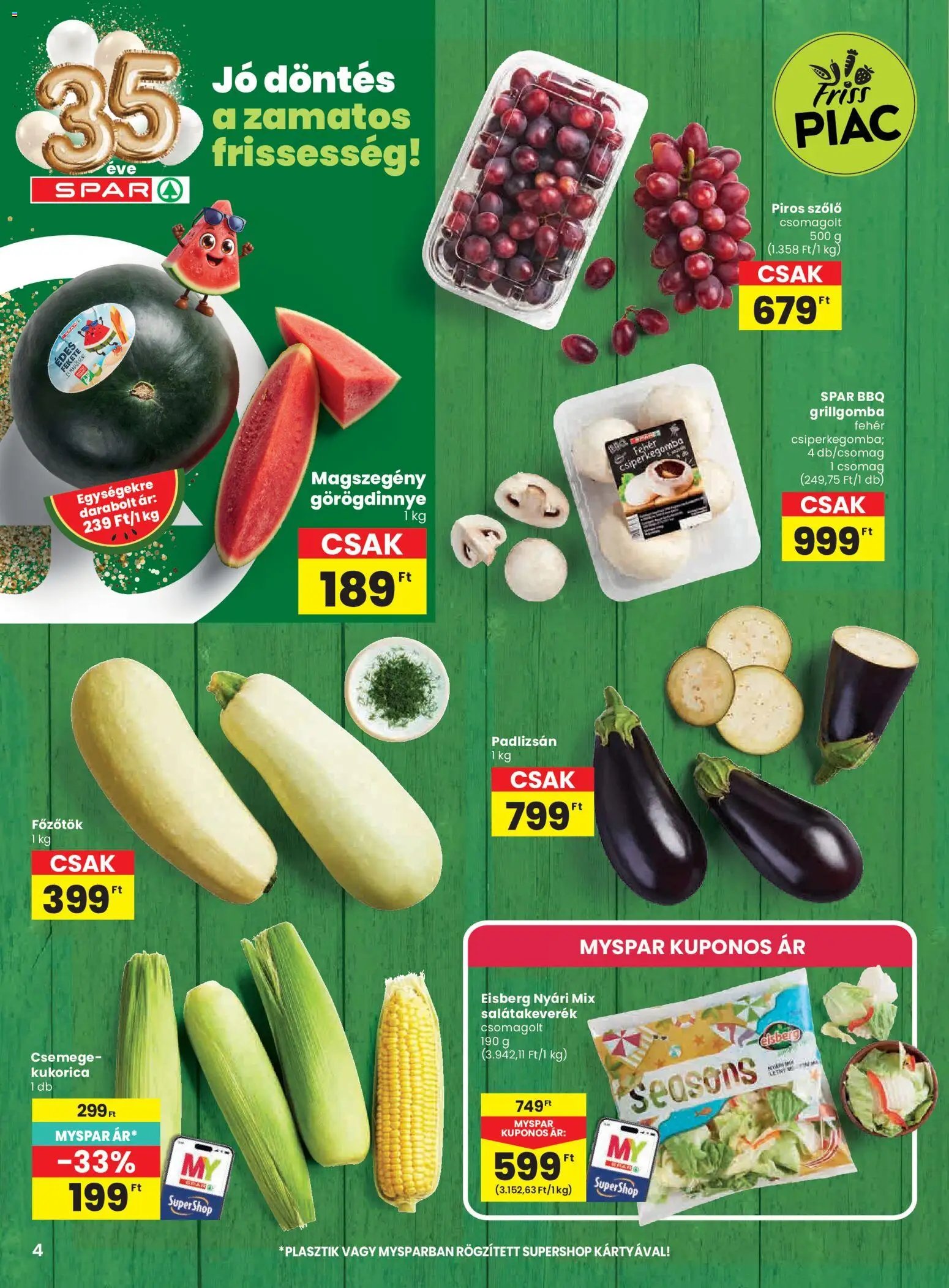 Spar újság 2026.07.30. Spar akciós újság