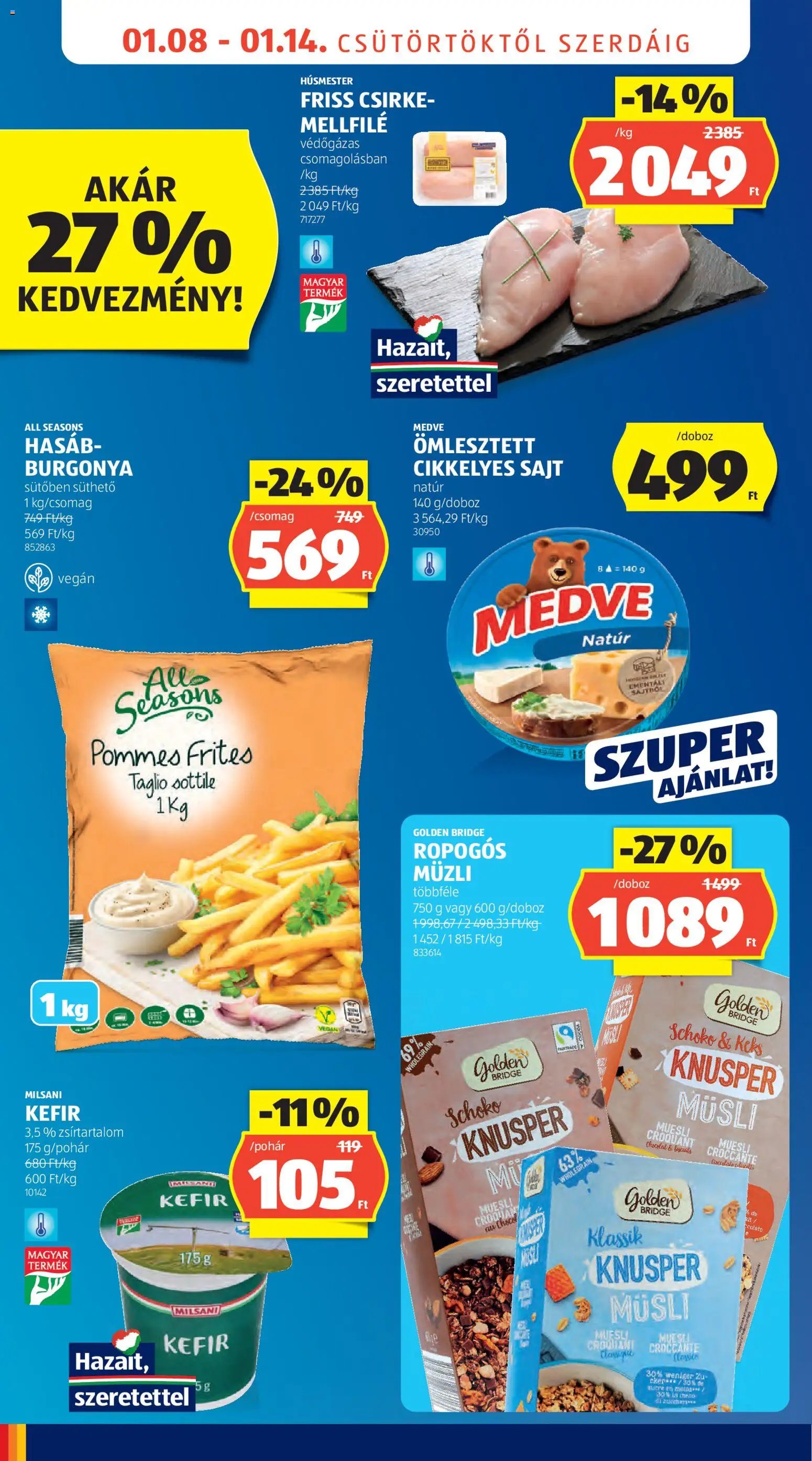 Aldi újság 2026.01.08. Akciós újság Aldi (2026-01-08 - 2026-01-14)