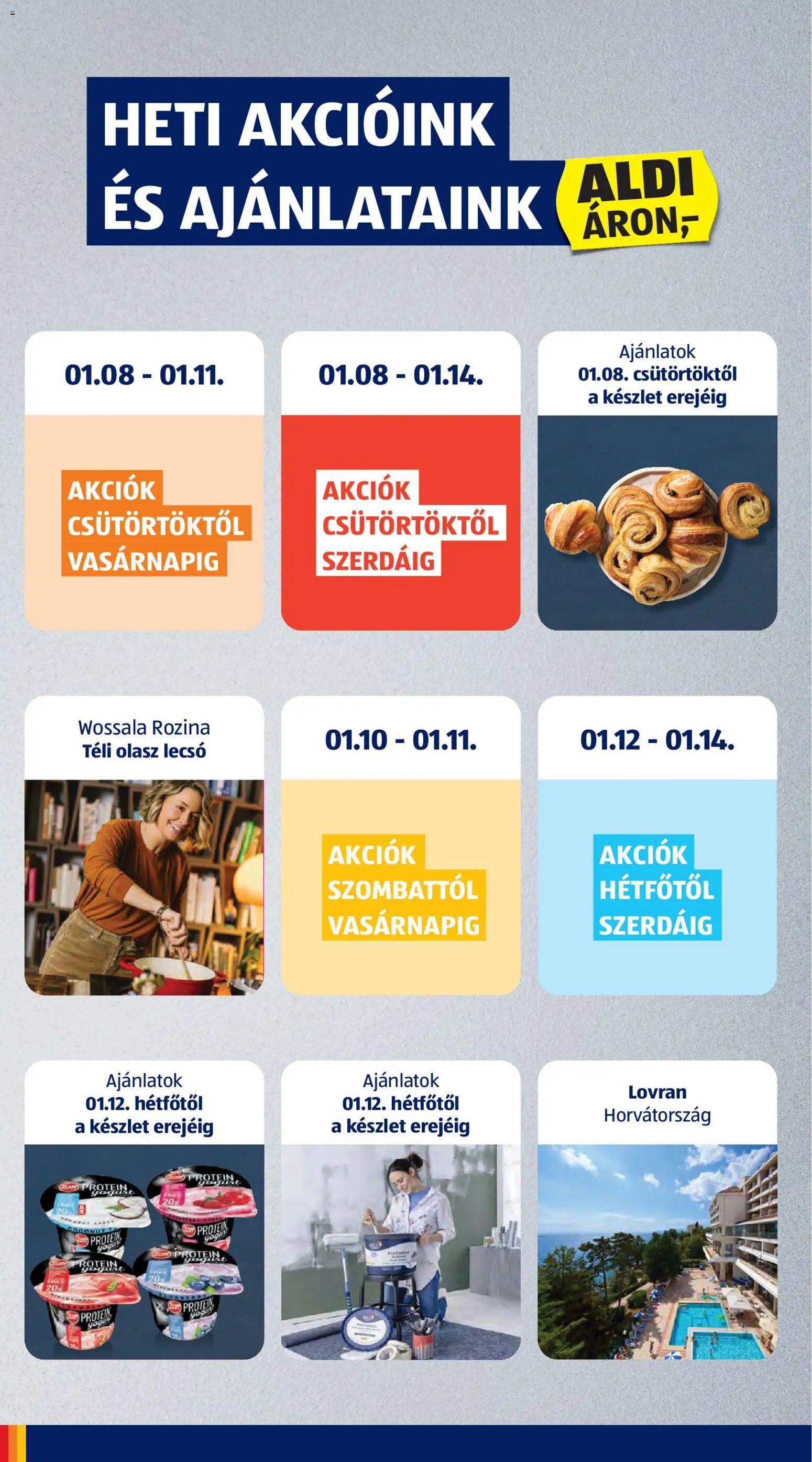 Aldi újság 2026.01.08. Akciós újság Aldi (2026-01-08 - 2026-01-14)