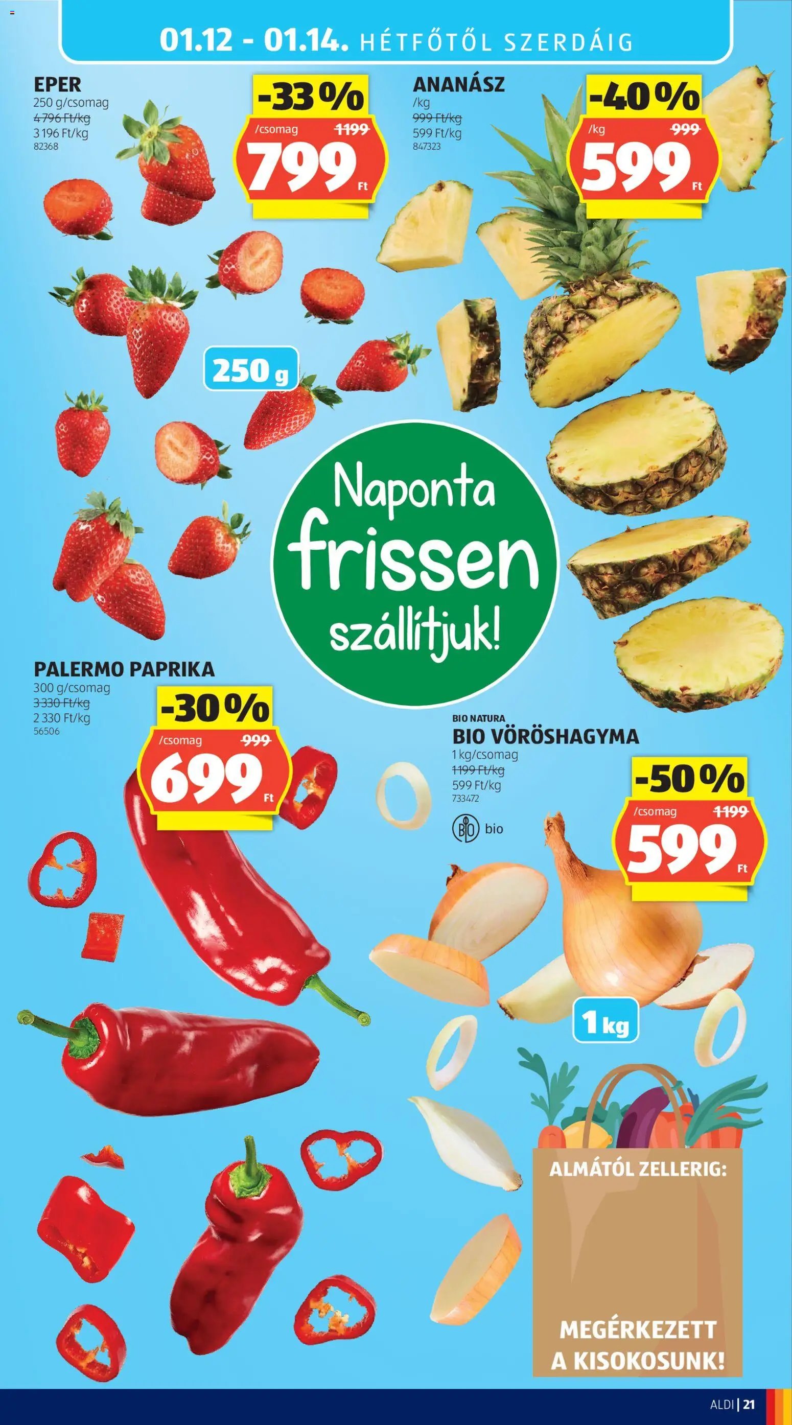 Aldi újság 2026.01.08. Akciós újság Aldi (2026-01-08 - 2026-01-14)