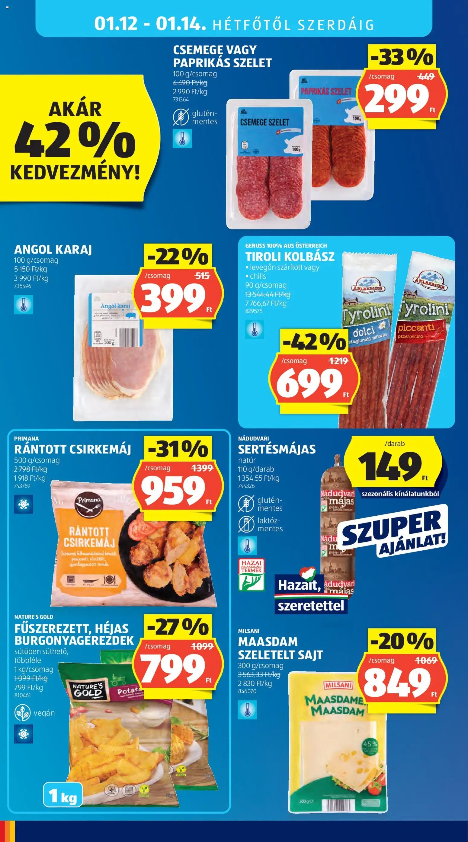 Aldi újság 2026.01.08. Akciós újság Aldi (2026-01-08 - 2026-01-14)