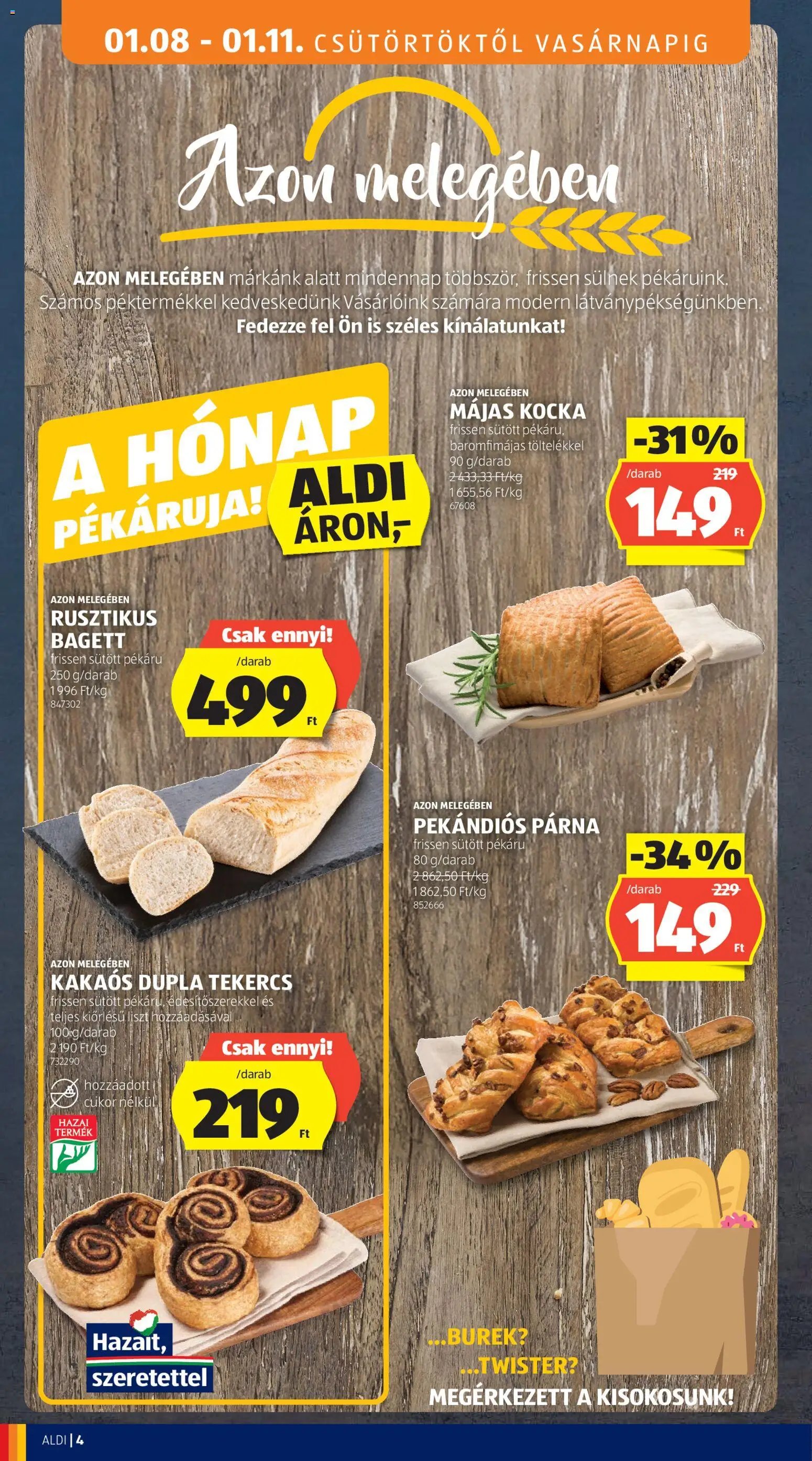 Aldi újság 2026.01.08. Akciós újság Aldi (2026-01-08 - 2026-01-14)