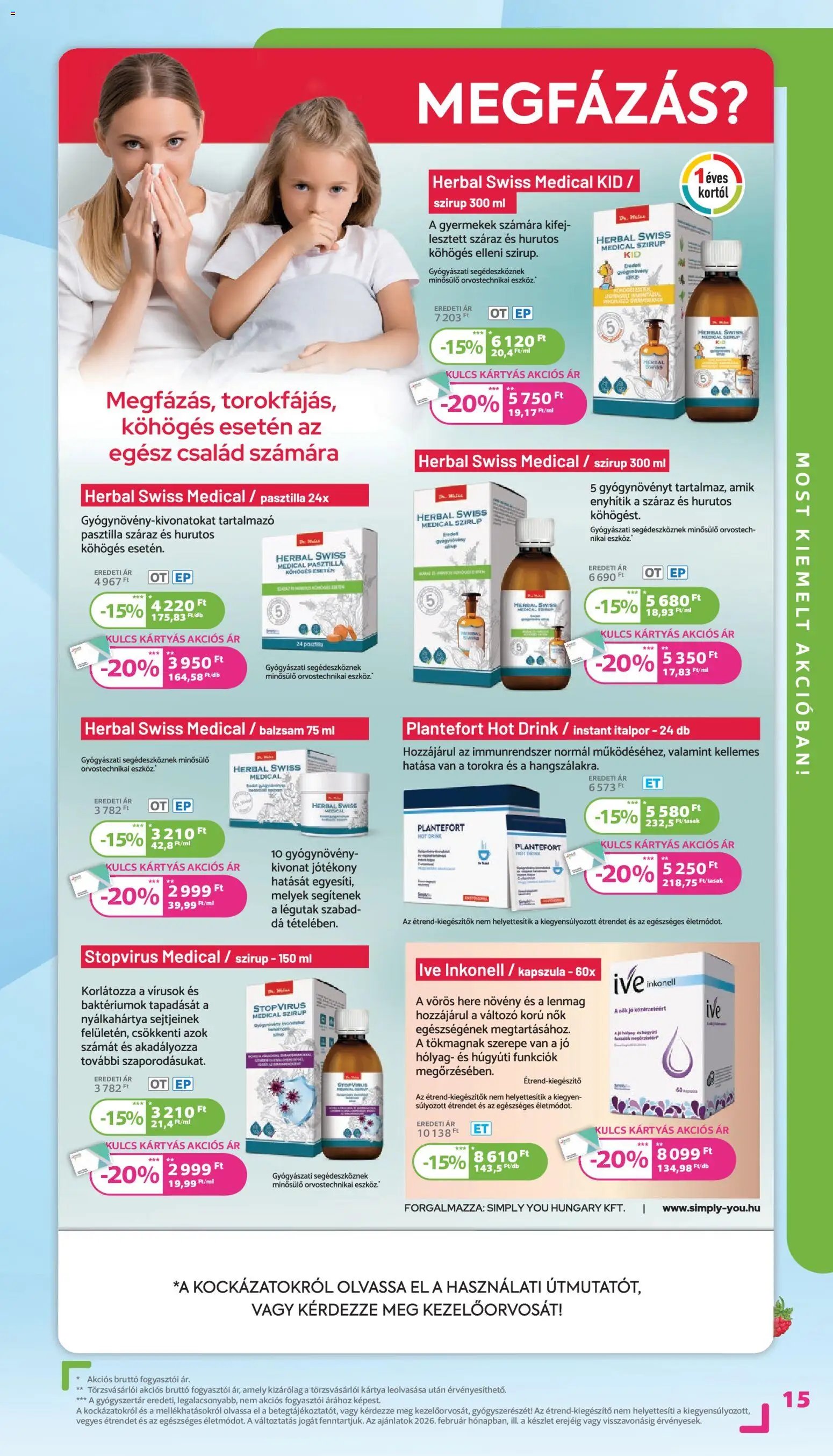 Kulcs Patika újság 2026.02.01. Akciós újság Kulcs Patika (2026-02-01 - 2026-02-28)