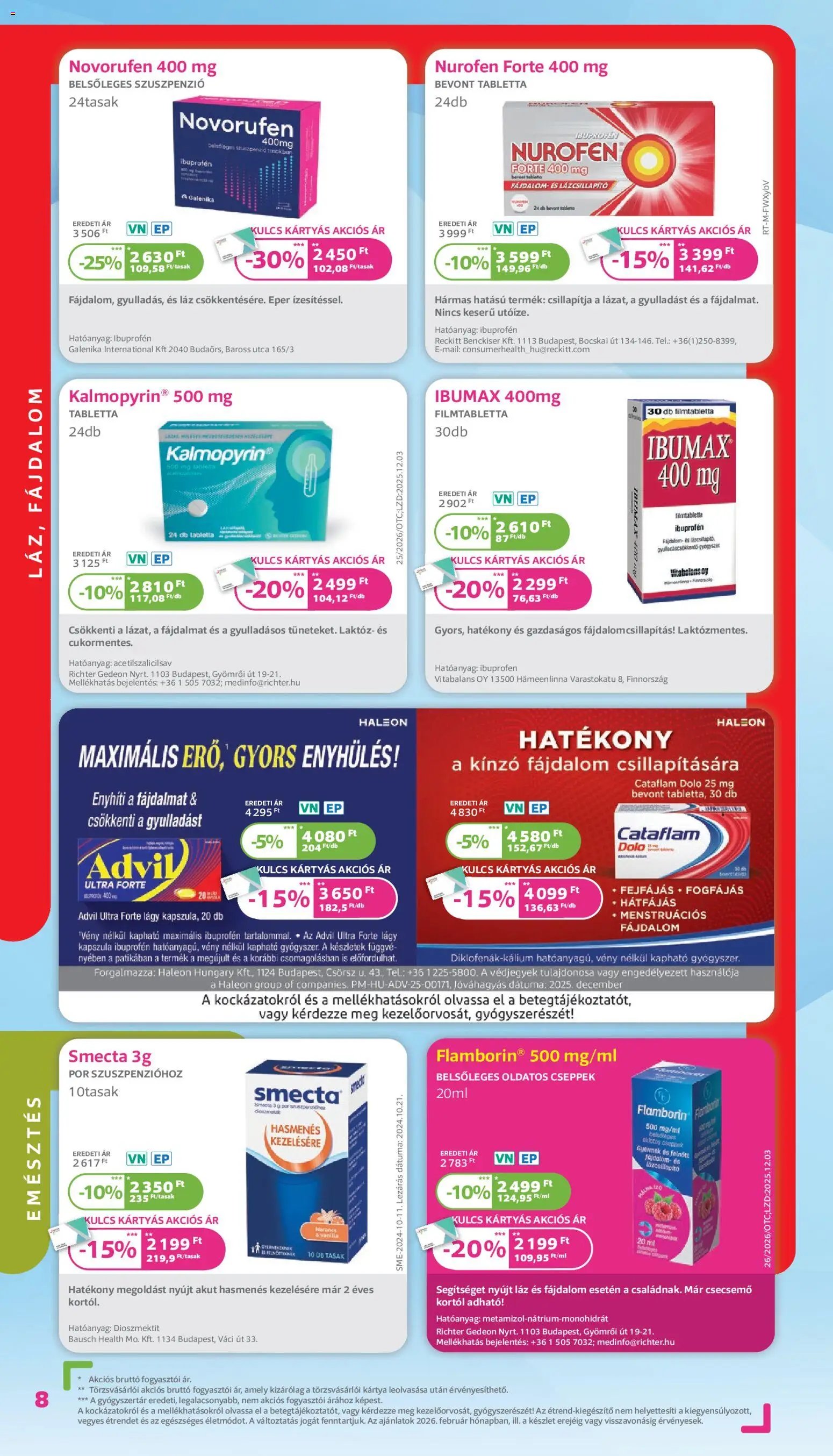 Kulcs Patika újság 2026.02.01. Akciós újság Kulcs Patika (2026-02-01 - 2026-02-28)