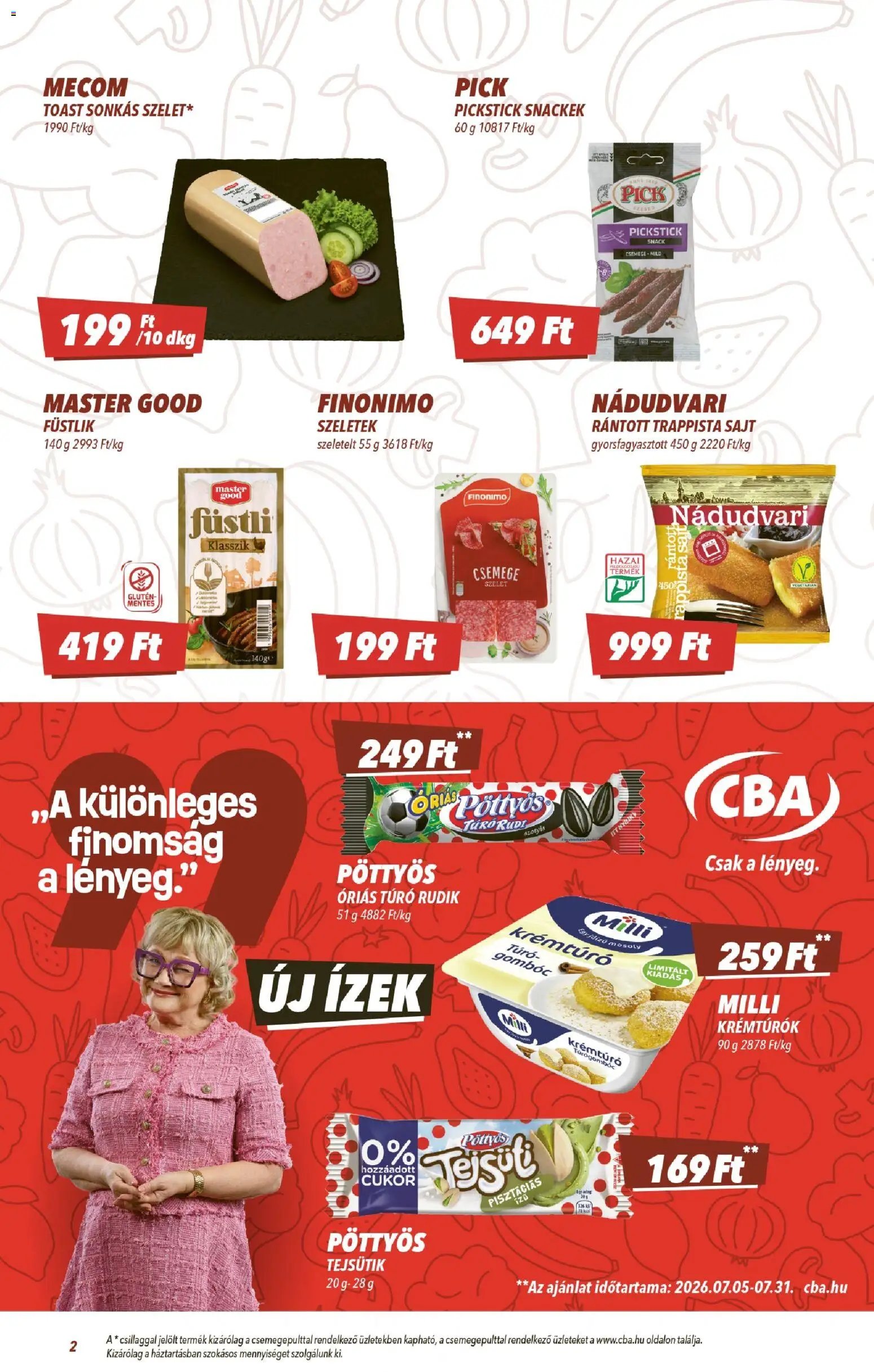 CBA újság 2026.07.09. CBA akciós újság