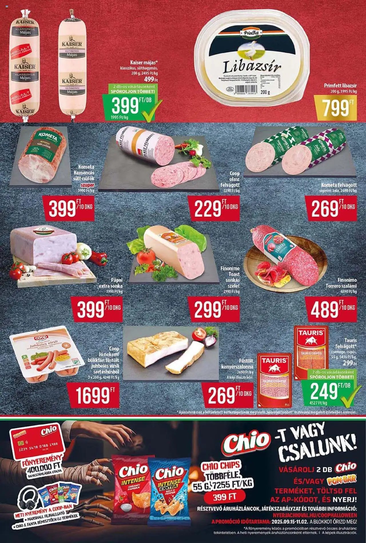 COOP újság 2025.10.16. Tisza - Abc & Szuper (2025-10-16 - 2025-10-22)