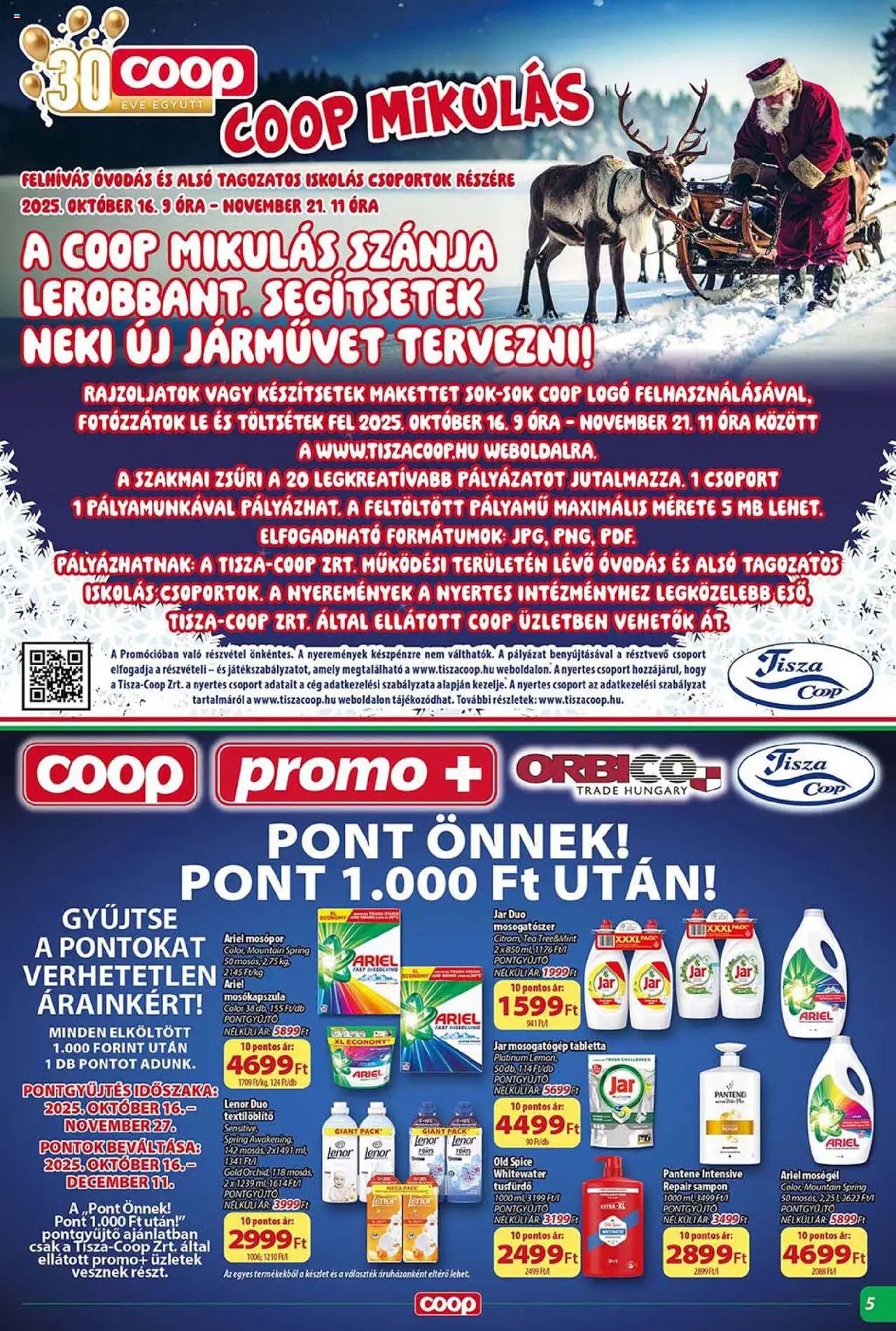 COOP újság 2025.10.16. Tisza - Abc & Szuper (2025-10-16 - 2025-10-22)