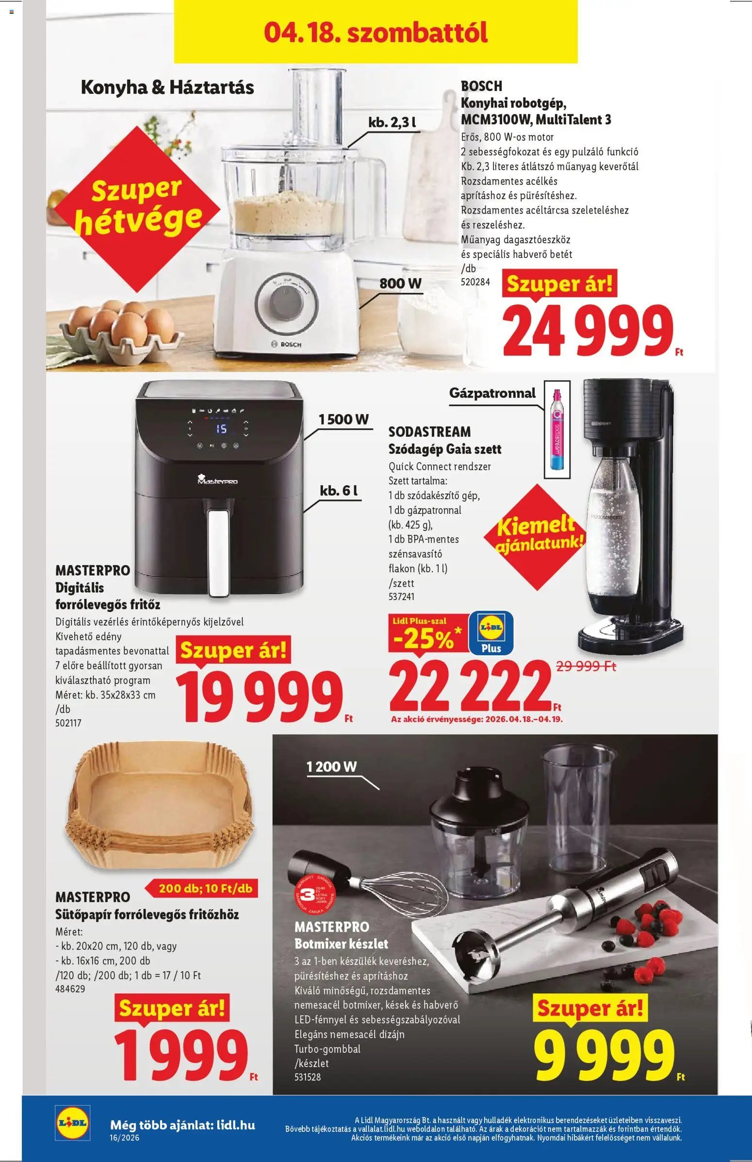 Lidl újság 2026.04.16. Lidl Nonfood kínálatunk (2026-04-16 - 2026-04-22)