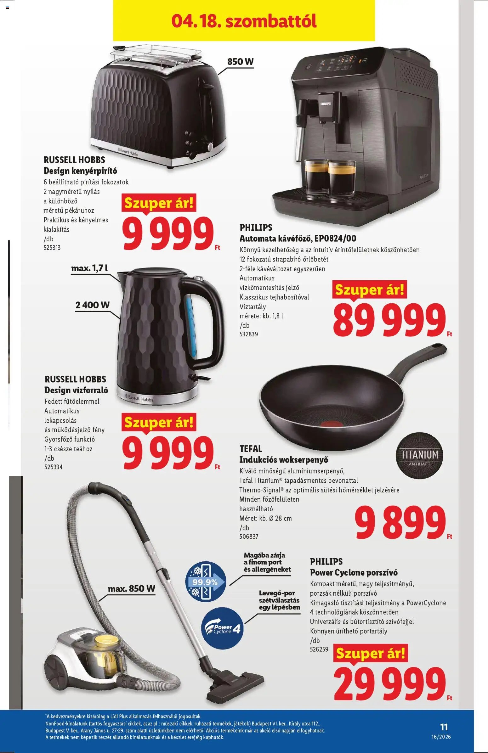 Lidl újság 2026.04.16. Lidl Nonfood kínálatunk (2026-04-16 - 2026-04-22)