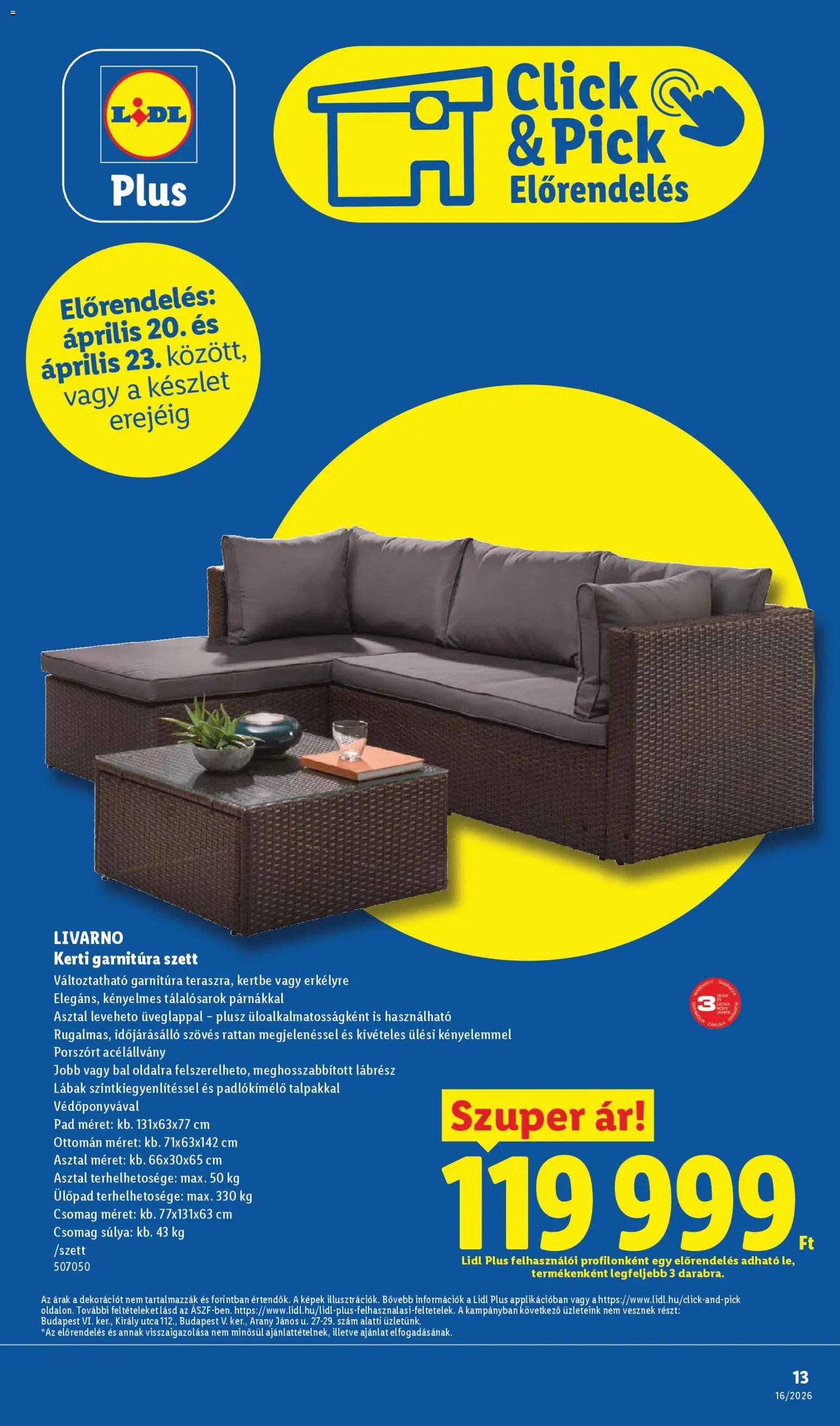 Lidl újság 2026.04.16. Lidl Nonfood kínálatunk (2026-04-16 - 2026-04-22)