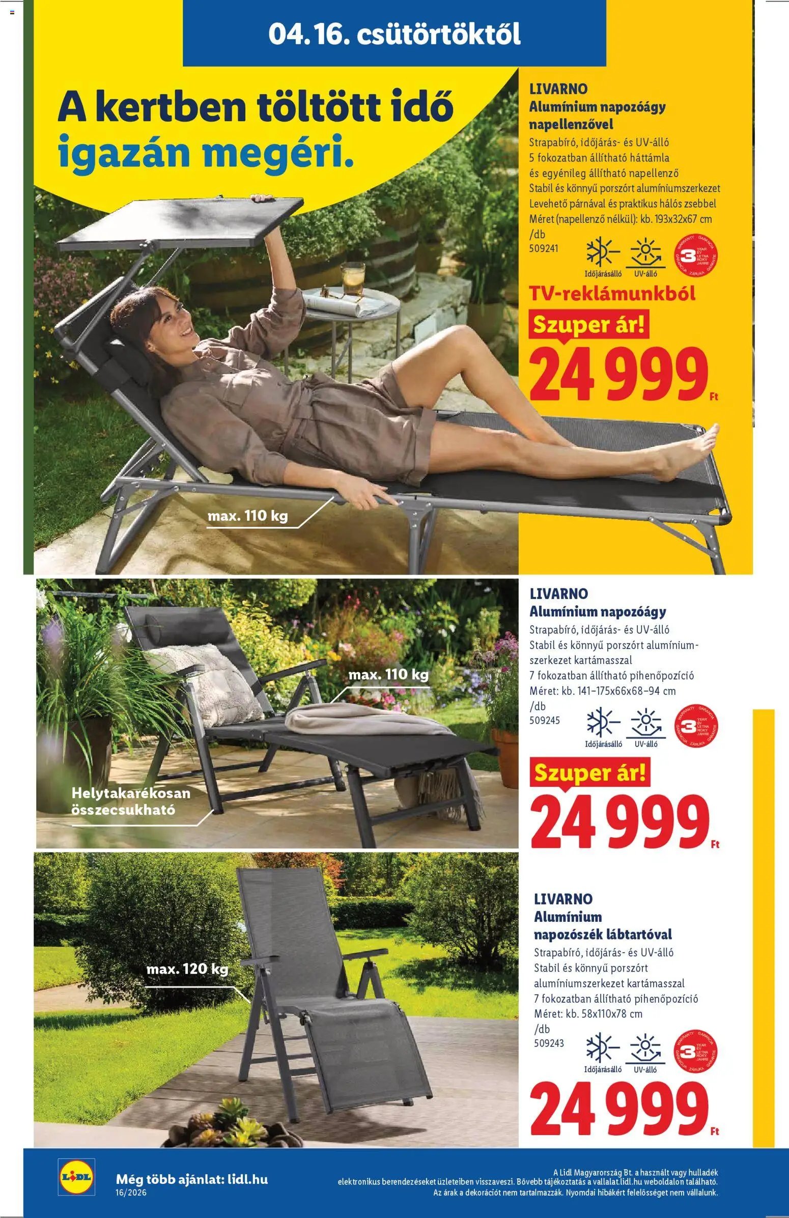 Lidl újság 2026.04.16. Lidl Nonfood kínálatunk (2026-04-16 - 2026-04-22)