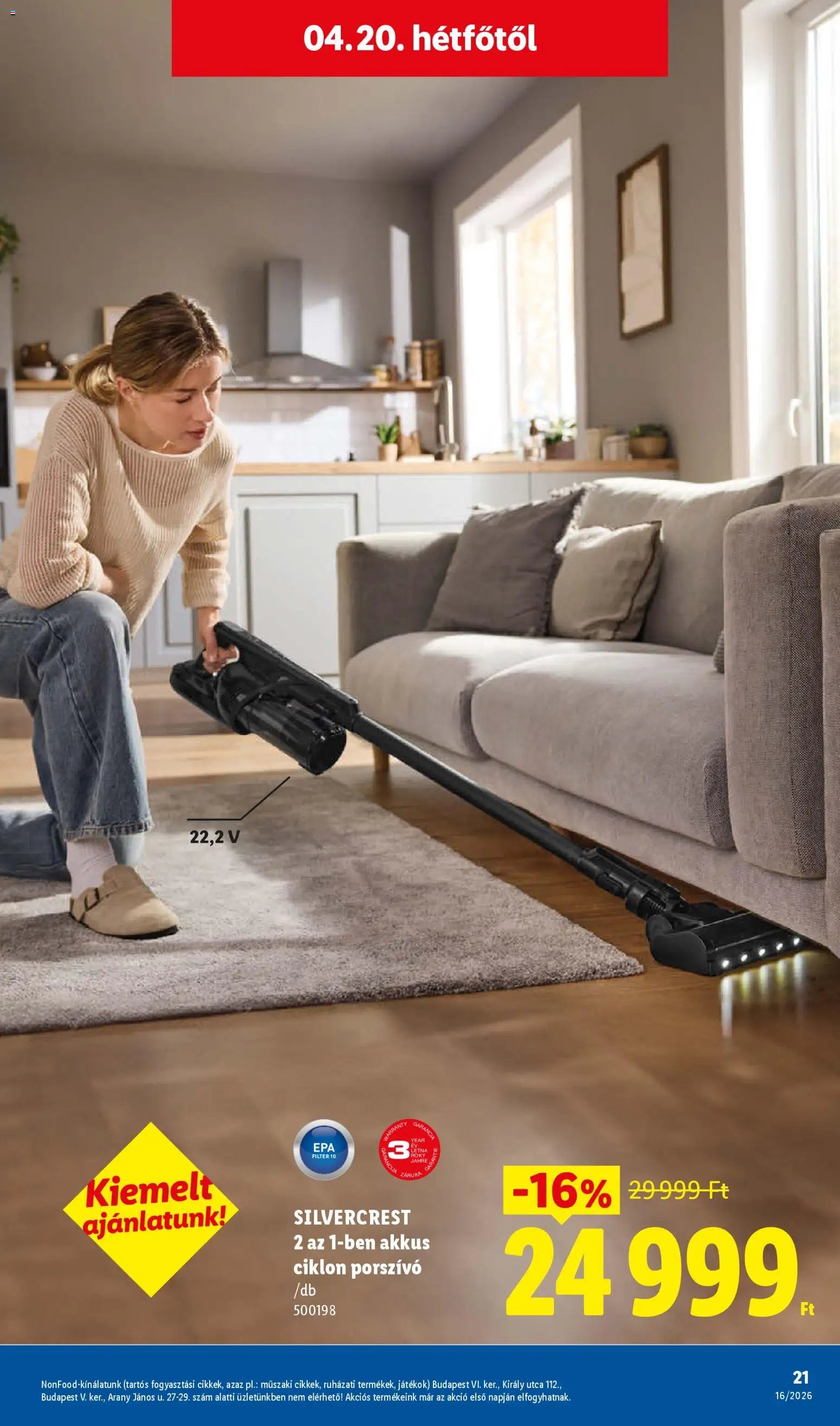 Lidl újság 2026.04.16. Lidl Nonfood kínálatunk (2026-04-16 - 2026-04-22)