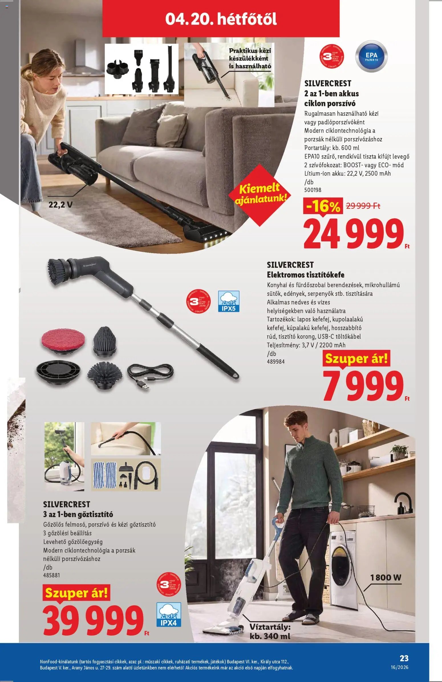 Lidl újság 2026.04.16. Lidl Nonfood kínálatunk (2026-04-16 - 2026-04-22)