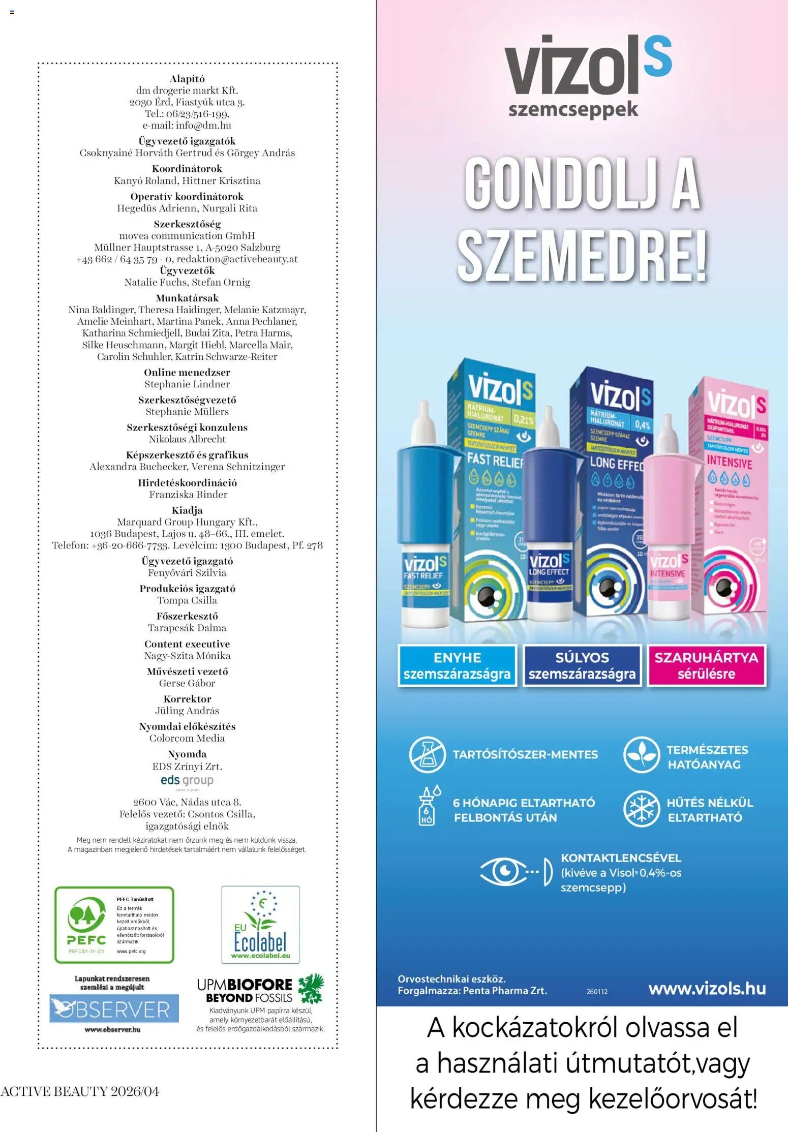 DM Drogerie Markt újság 2026.04.09. DM Drogerie Markt Active Beauty 2026/04 (2026-04-09 - 2026-04-30)