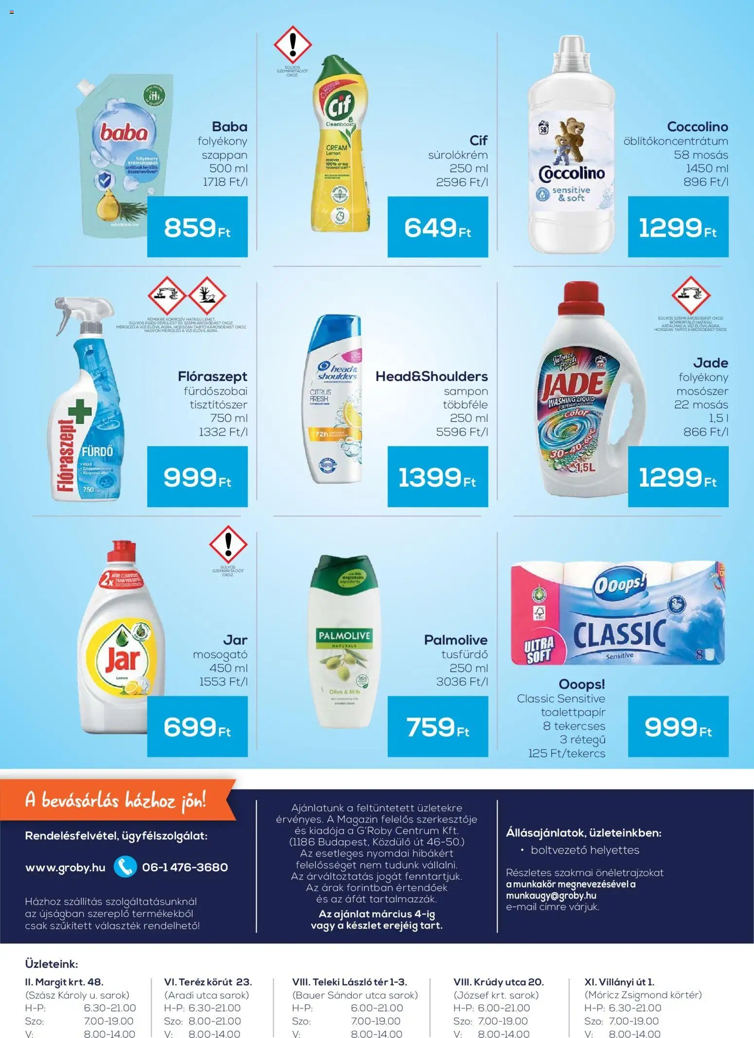 G'Roby újság 2026.02.19. Akciós újság G'Roby (2026-02-19 - 2026-03-04)