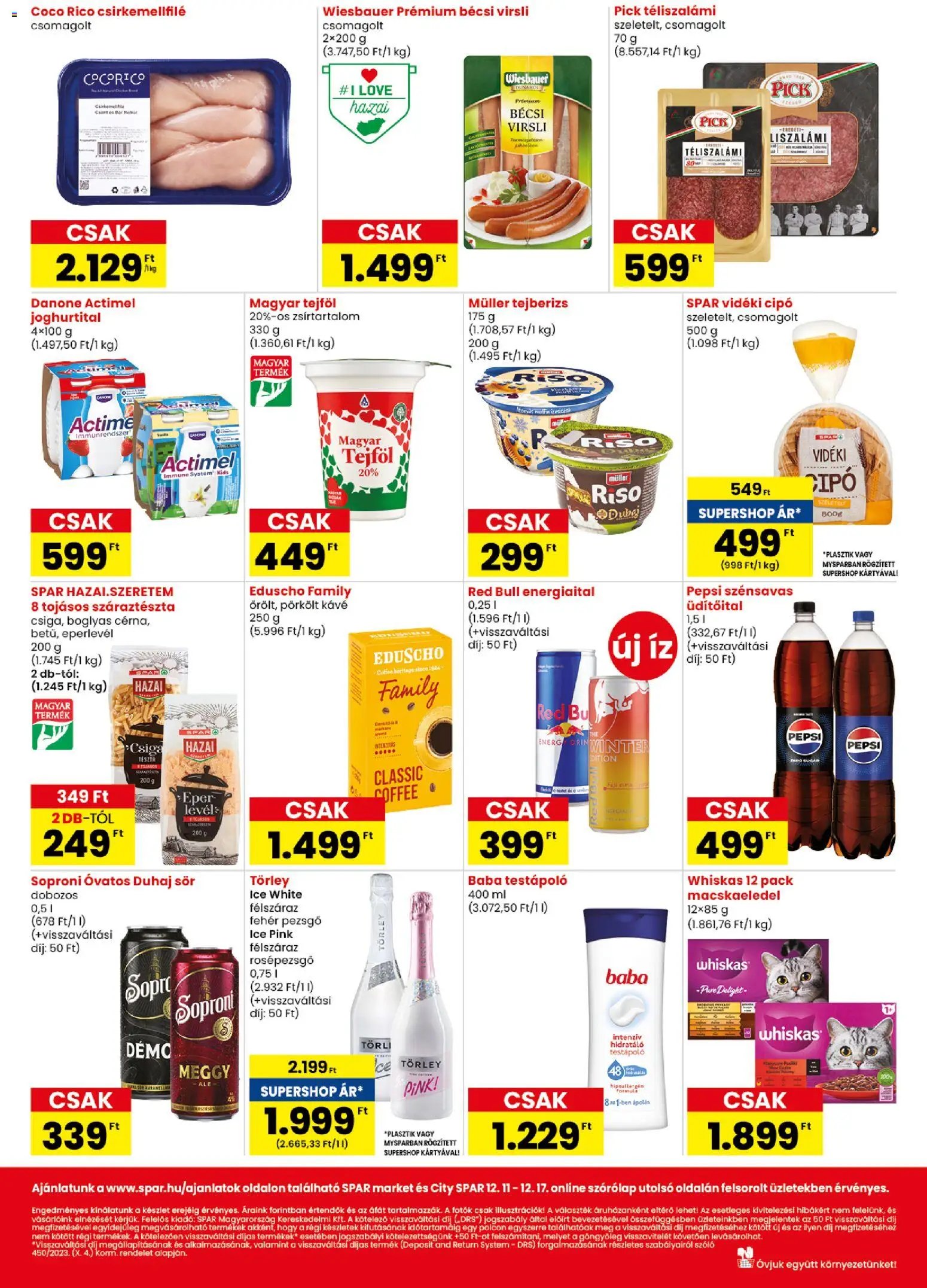 Spar újság 2025.12.11. City Spar szórólap (2025-12-11 - 2025-12-17)