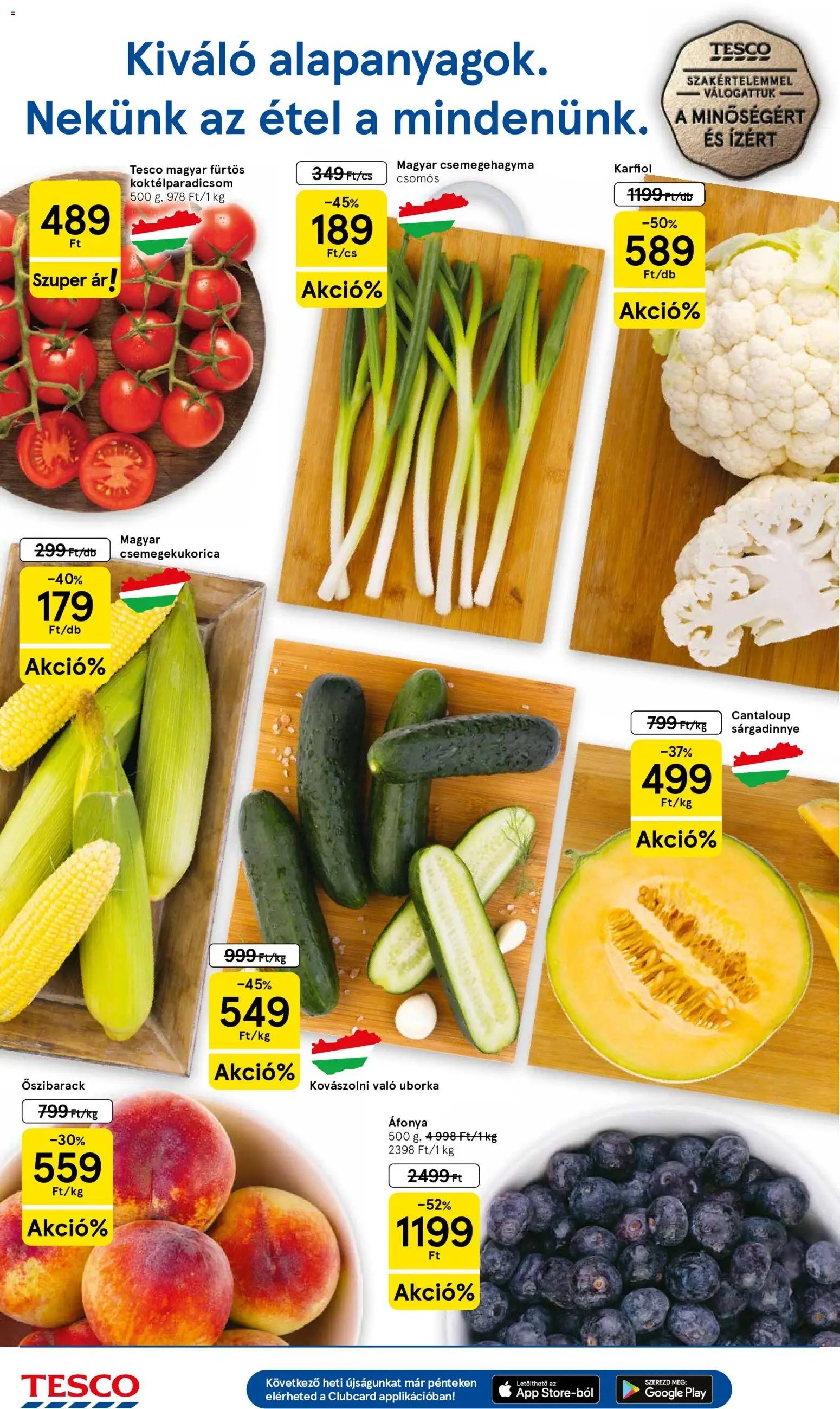 Tesco újság 2026.08.06. Tesco aktuális akciós újság