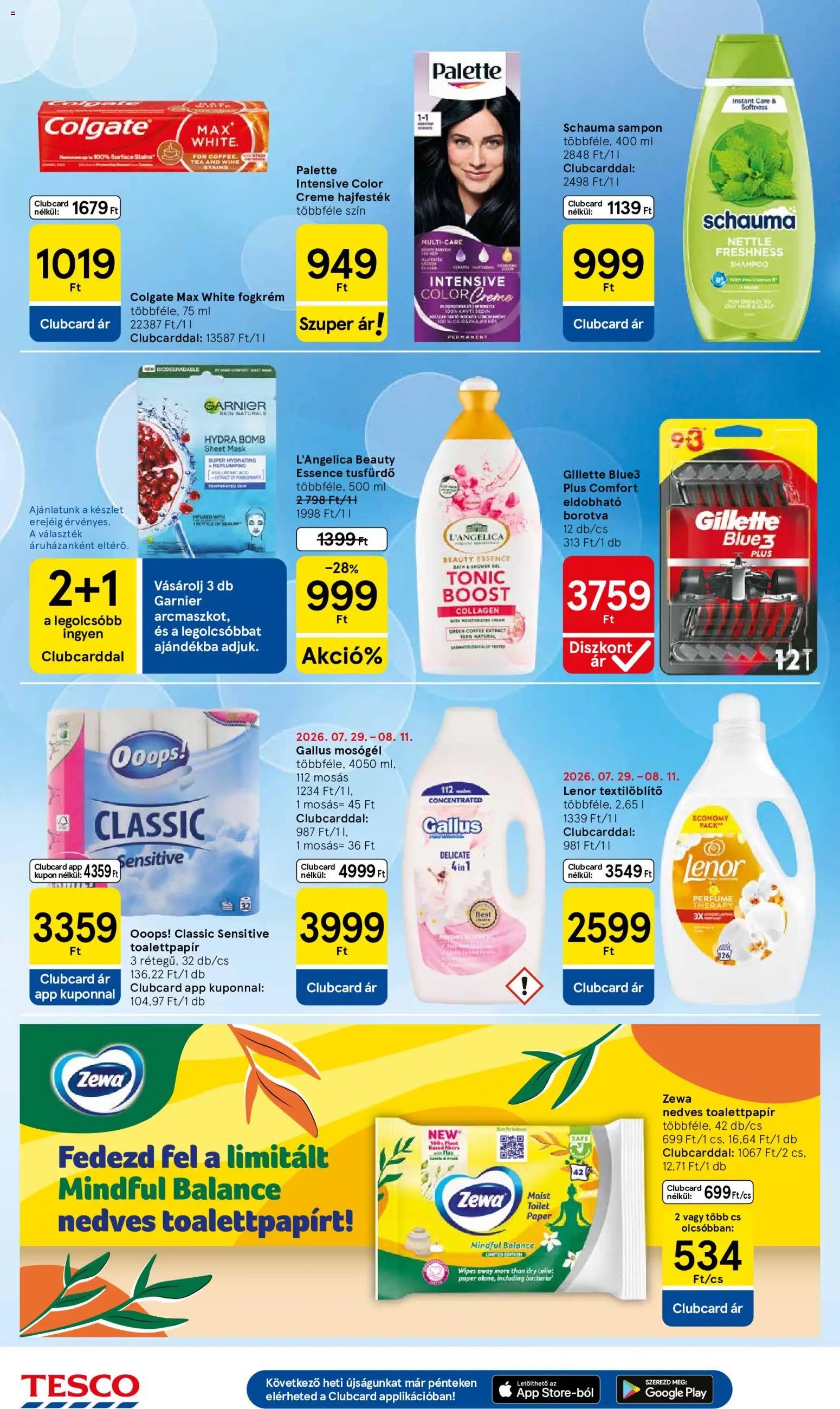 Tesco újság 2026.08.06. Tesco aktuális akciós újság