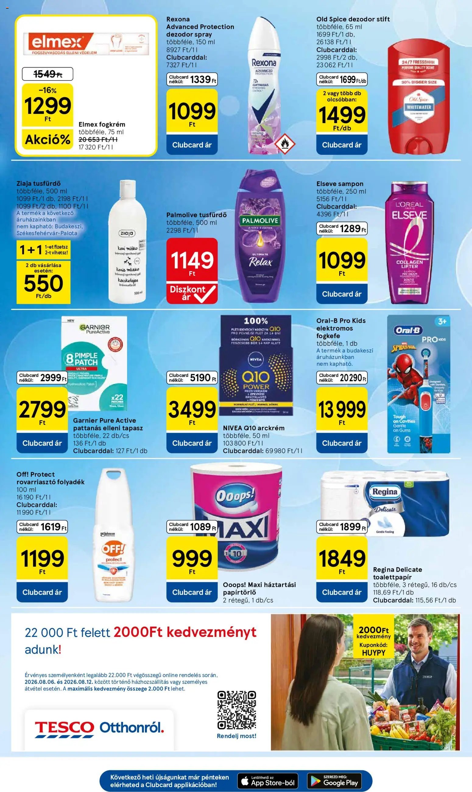 Tesco újság 2026.08.06. Tesco aktuális akciós újság