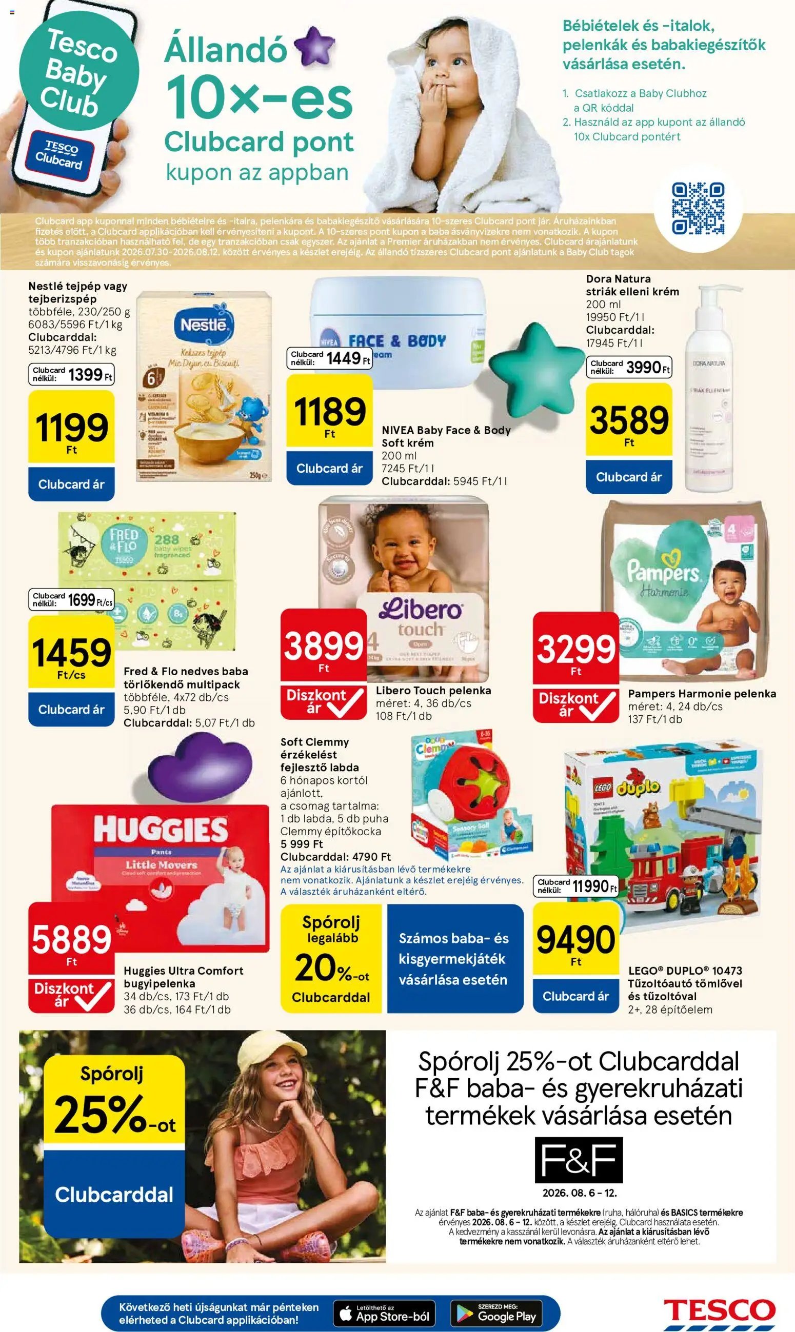 Tesco újság 2026.08.06. Tesco aktuális akciós újság