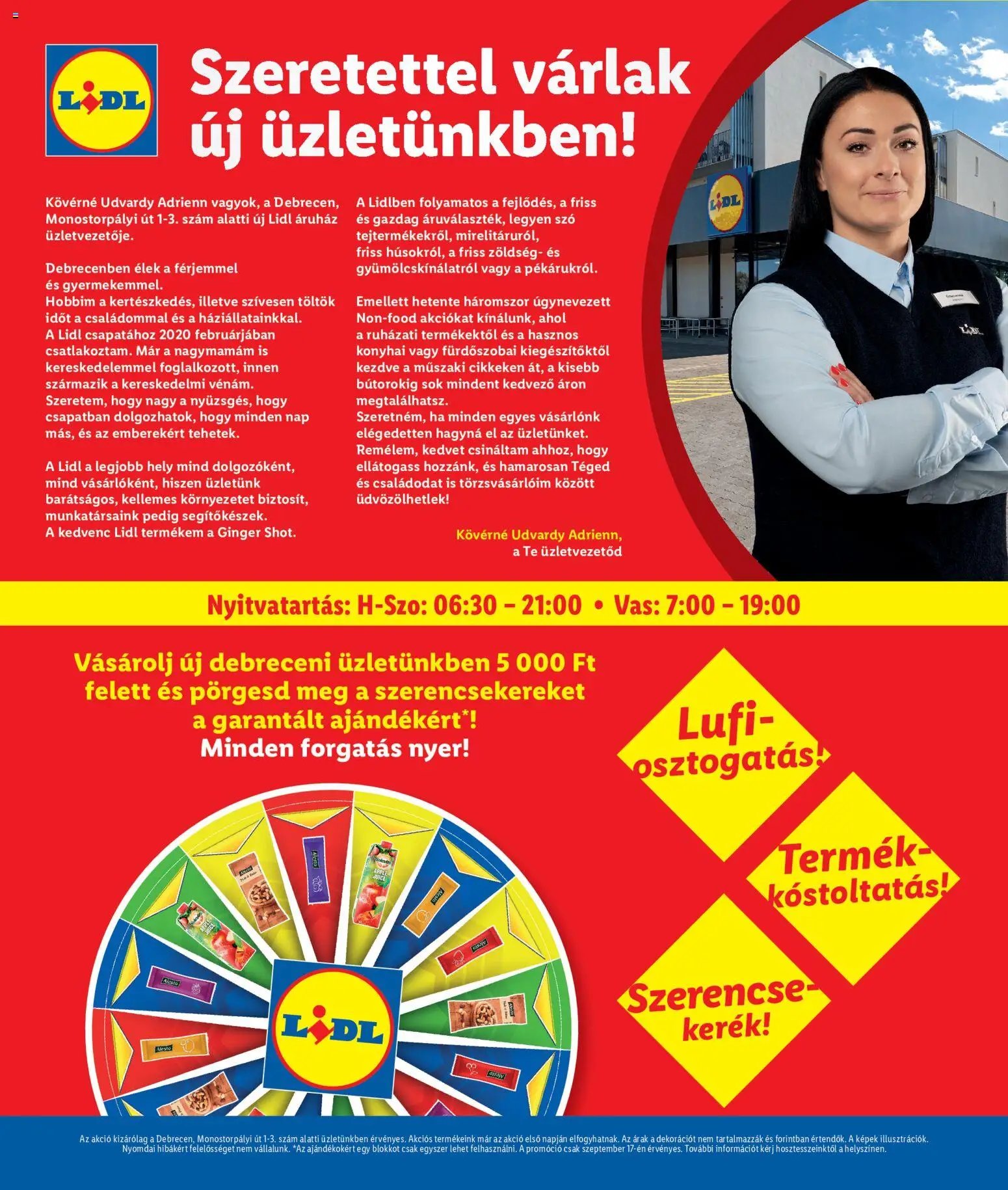 Lidl újság 2026.09.17. Lidl akciós újság Debrecen