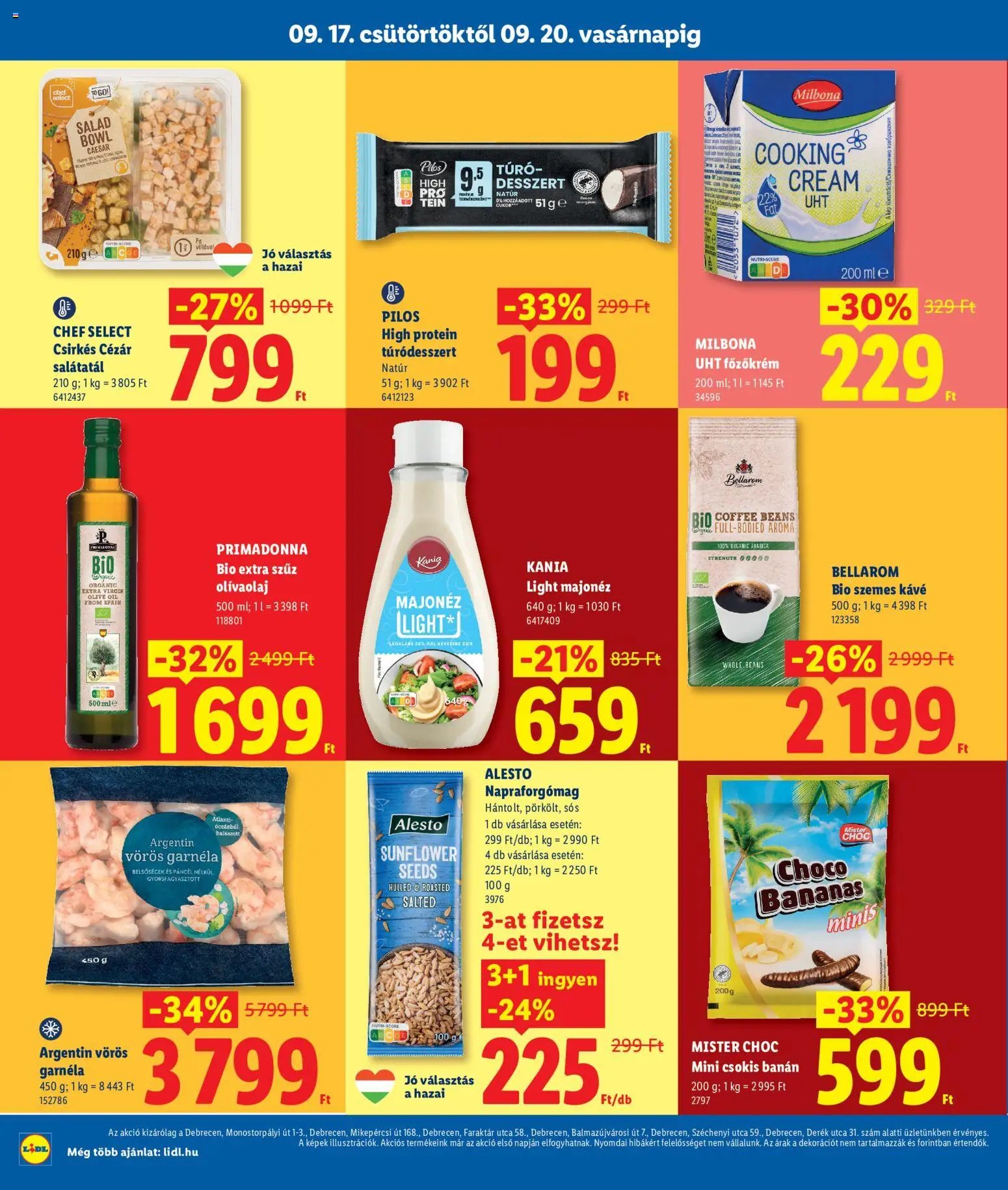 Lidl újság 2026.09.17. Lidl akciós újság Debrecen